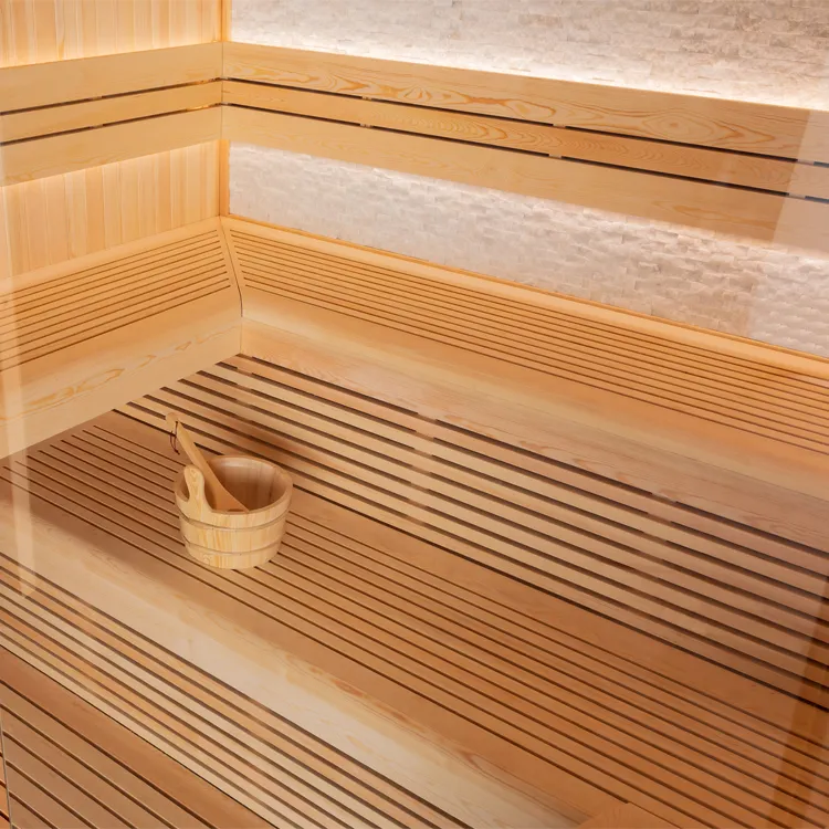 Finse Sauna | Dennen | 180x160 | 9kW Viking Bi-O | O6367P1 galerijafbeelding 7