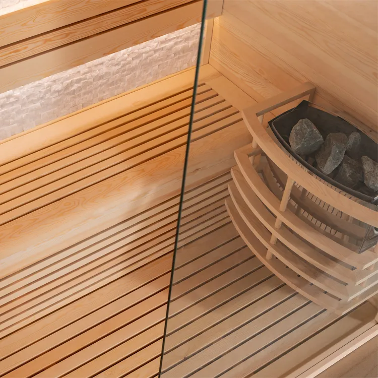 Finse Sauna | Dennen | 180x120 | 6kW Viking Bi-O | O6368N1 galerijafbeelding 1