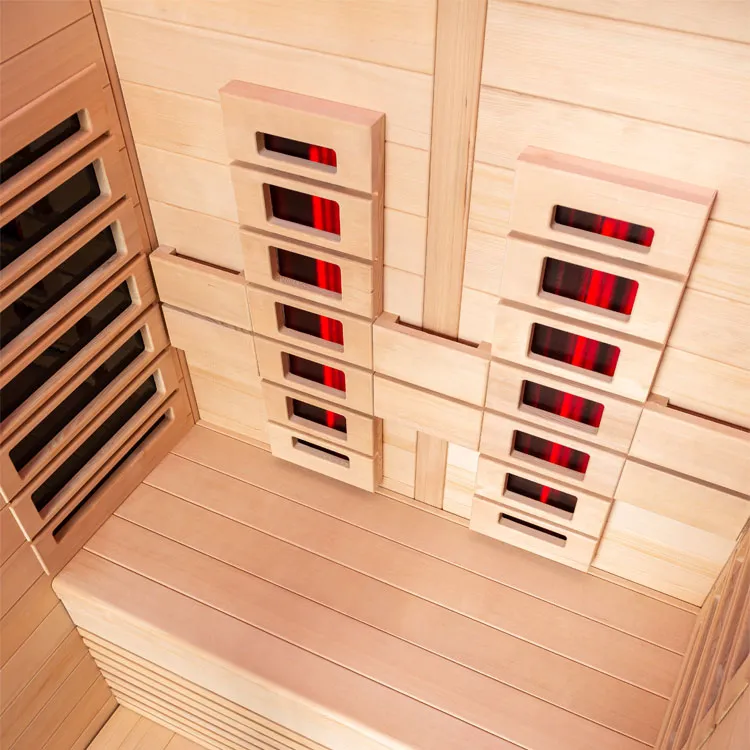 Infrarood Sauna | Hemlock | 120x100 | Zonder saunakachel | R6705Q1 galerijafbeelding 1