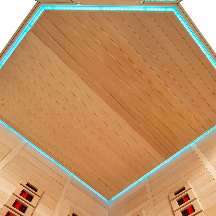 Combi Sauna | Hemlock | 180x180 | 9kW Cilindro | R6166P9 galerijafbeelding 9