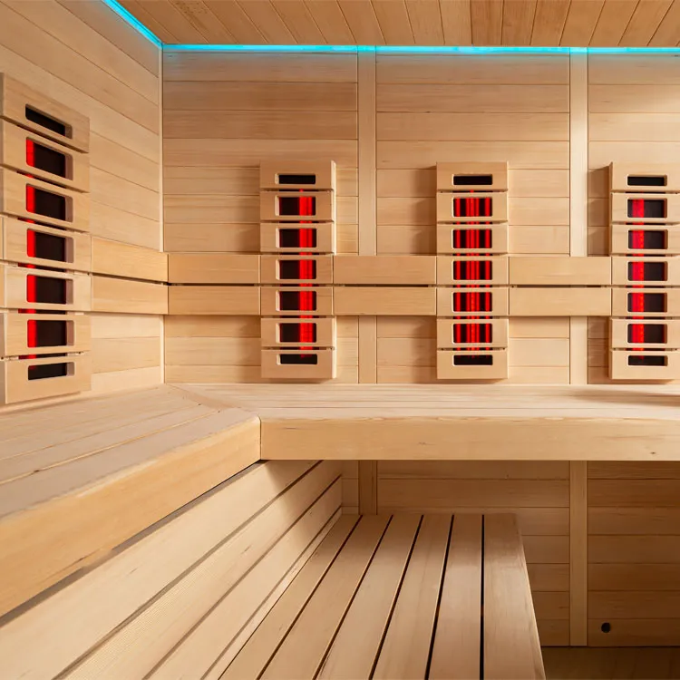 Combi Sauna | Hemlock | 180x180 | 9kW Cilindro | R6166P9 galerijafbeelding 12