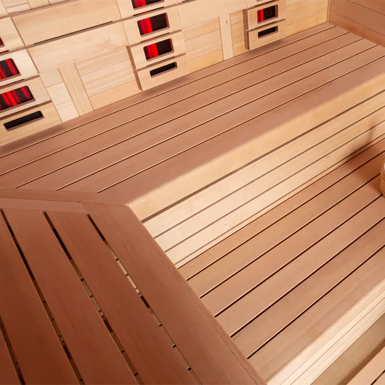 Combi Sauna | Hemlock | 180x160 | 9kW Cilindro | R6167P9 galerijafbeelding 11