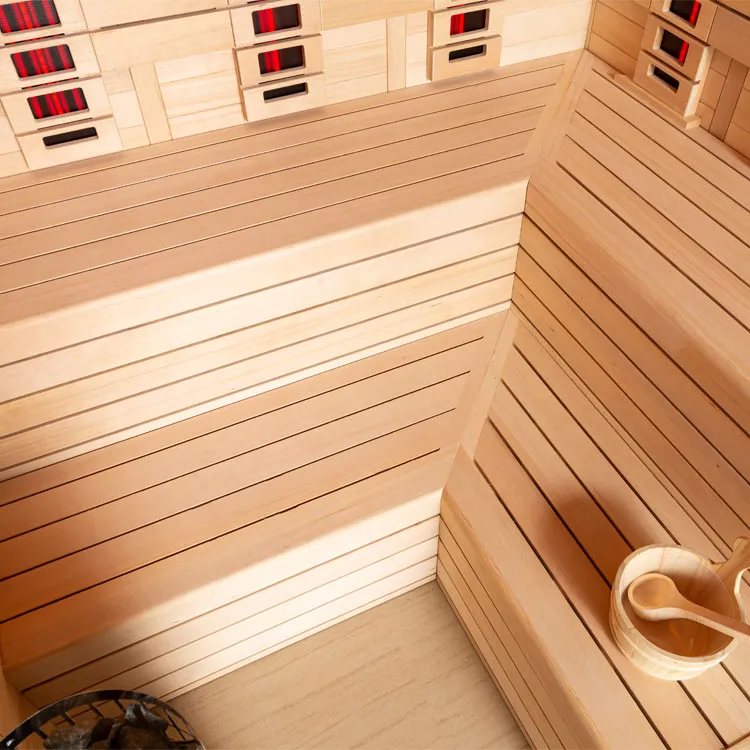 Combi Sauna | Hemlock | 180x180 | 9kW Cilindro | R6168P9 galerijafbeelding 15