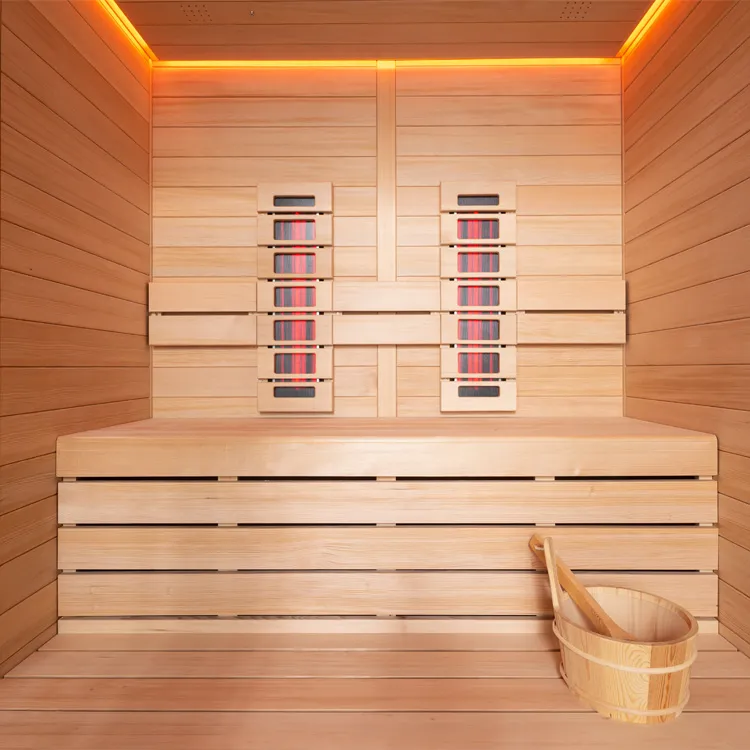 Combi Sauna | Hemlock | 160x150 | 6.8kW Cilindro | R6169P9 galerijafbeelding 1