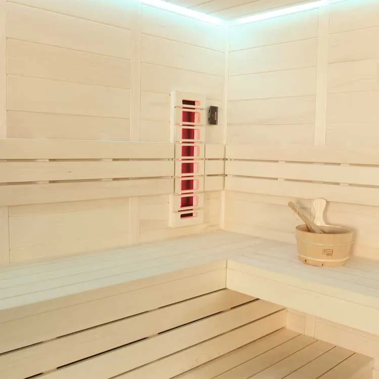 Combi Sauna | Populier | 266x198 | 9kW Cilindro | R6750N2 galerijafbeelding 7