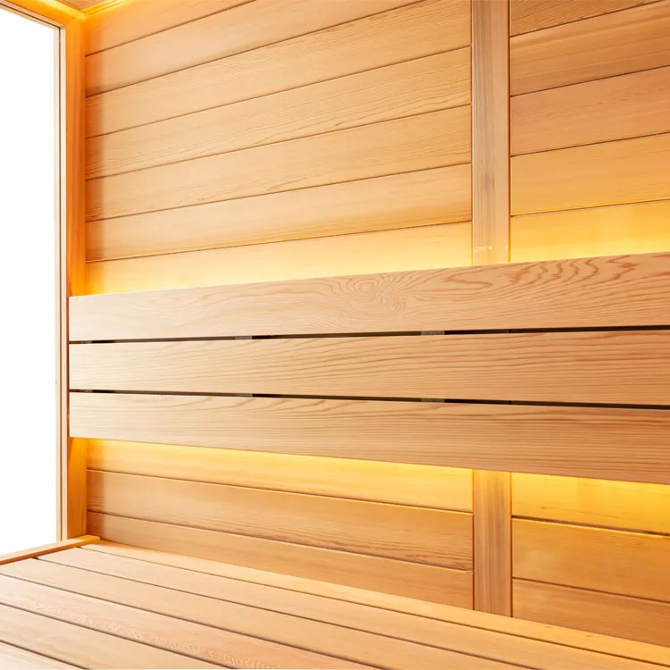 Finse Sauna | Red cedar | 180x160 | 9kW TheWall Bi-O | R6157P11 galerijafbeelding 16