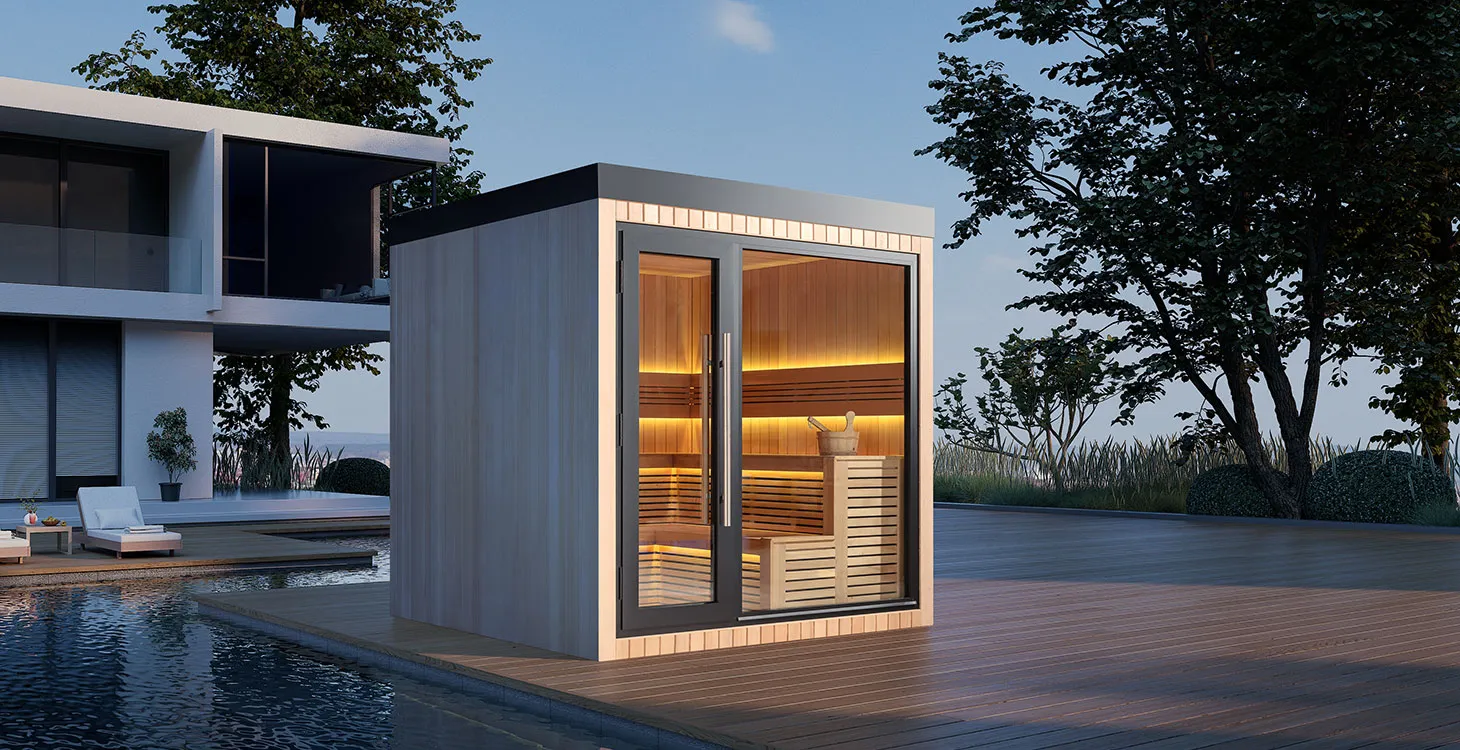 Finse Sauna | Hemlock | 235x235 | 9kW EOS Cubo | HAXABJA45 galerijafbeelding 4