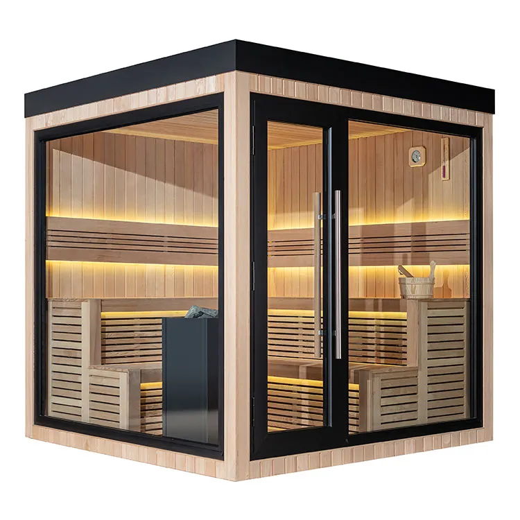 Finse Sauna | Hemlock | 235x235 | 9kW EOS Cubo | HAXABJA46 galerijafbeelding 11