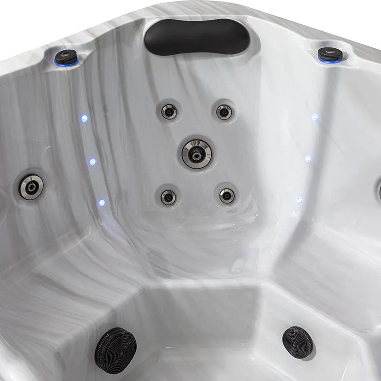 Hot tub / Jacuzzi Inner Stillness 200x200 | Grijs | VA-360 galerijafbeelding 7