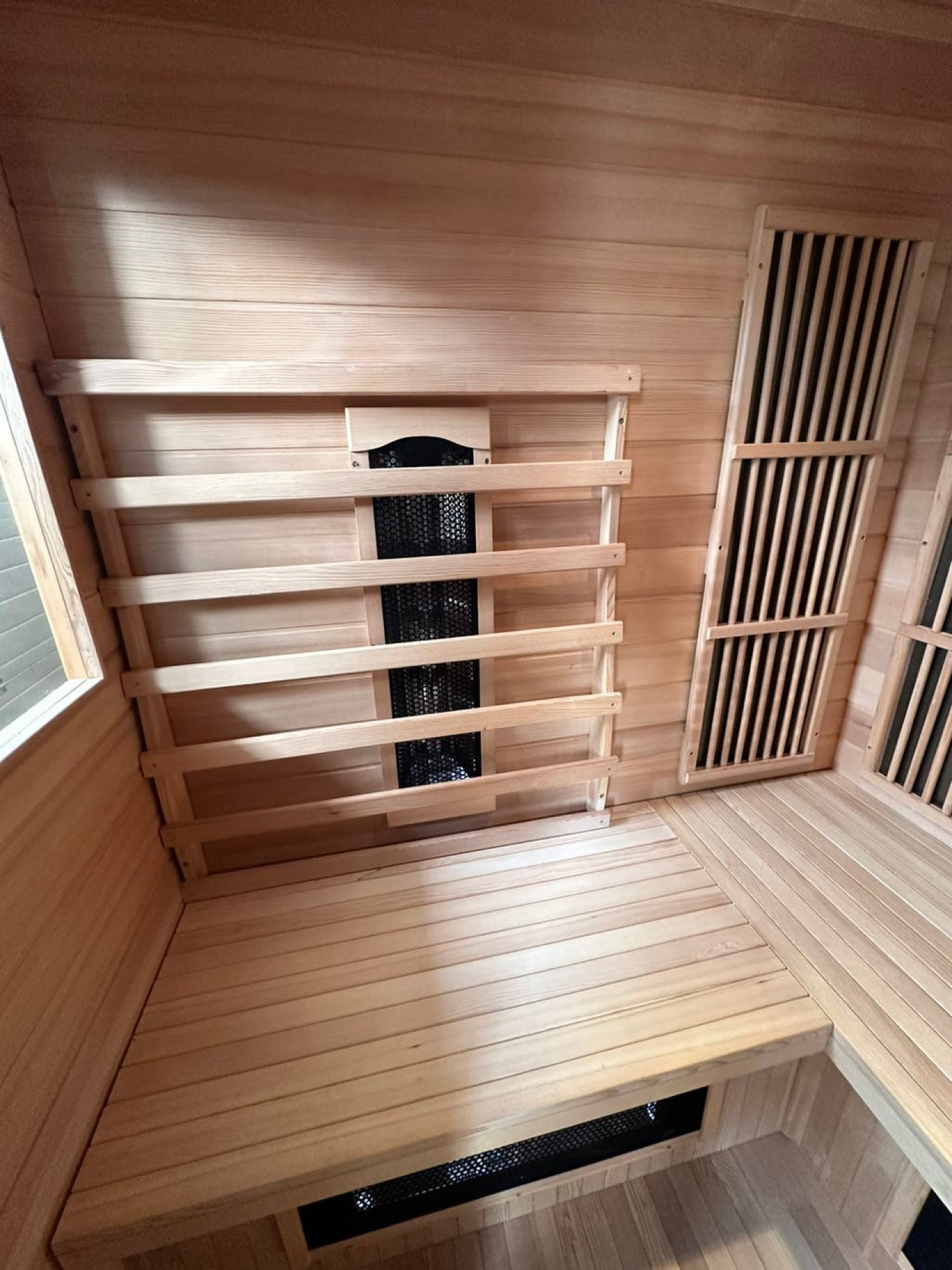 Combi Sauna | Full Spectrum | Hemlock | 150x150 | 3,5kW Vega | JN34Q galerijafbeelding 8