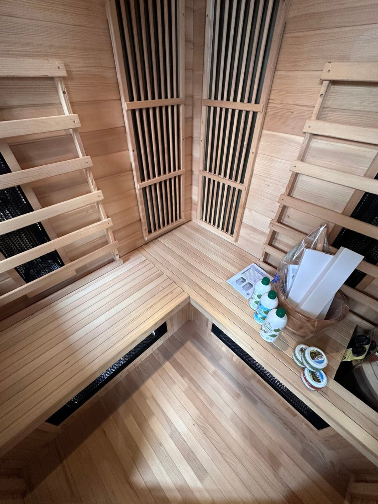 Combi Sauna | Full Spectrum | Hemlock | 150x150 | 3,5kW Vega | JN34Q galerijafbeelding 9
