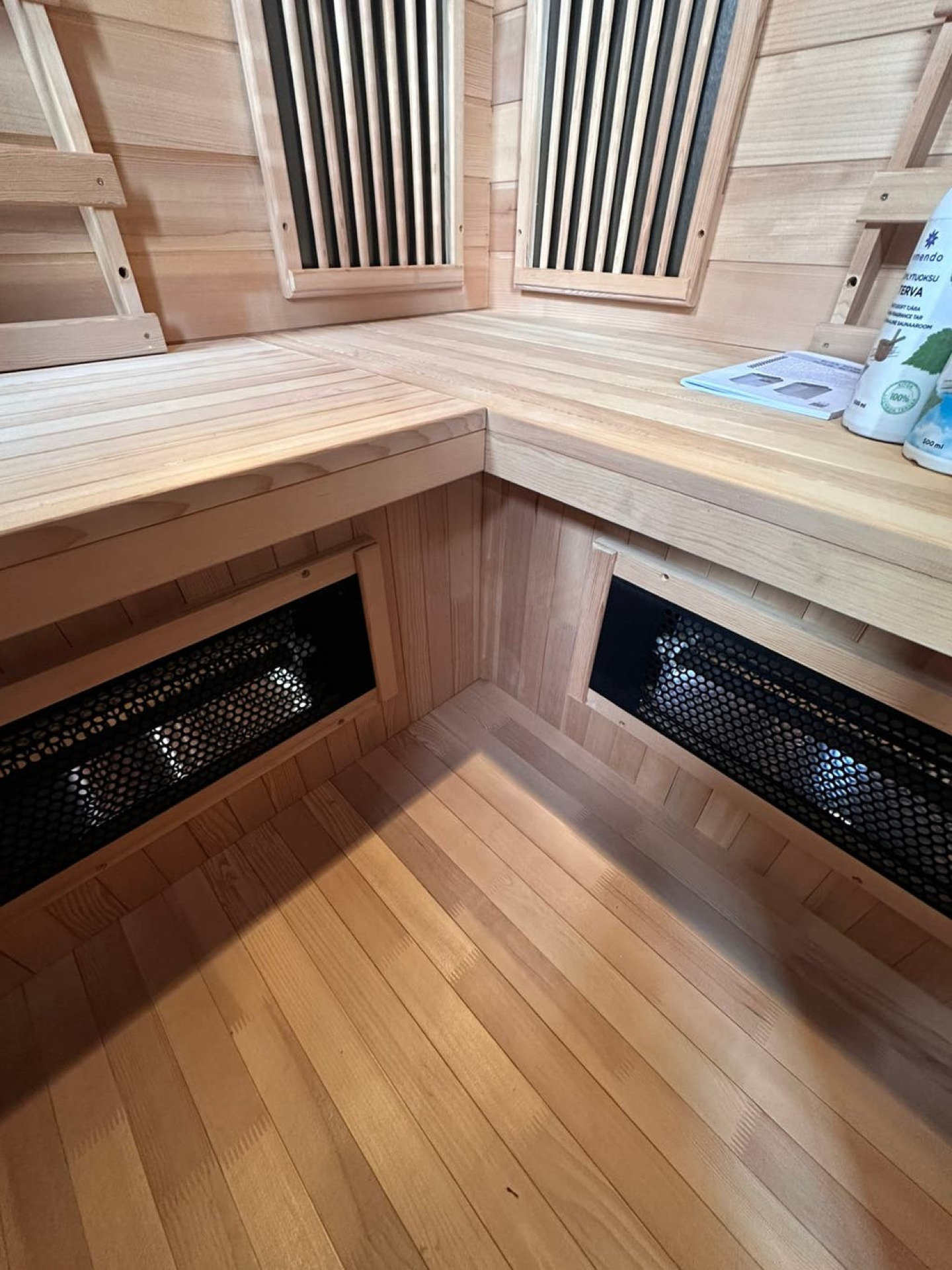 Combi Sauna | Full Spectrum | Hemlock | 150x150 | 3,5kW Vega | JN34Q galerijafbeelding 11
