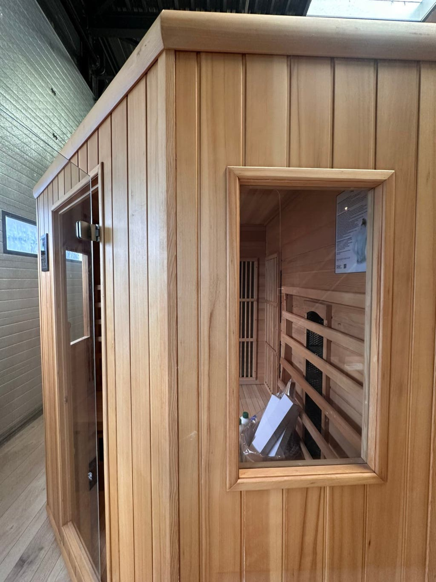 Combi Sauna | Full Spectrum | Hemlock | 150x150 | 3,5kW Vega | JN34Q galerijafbeelding 16