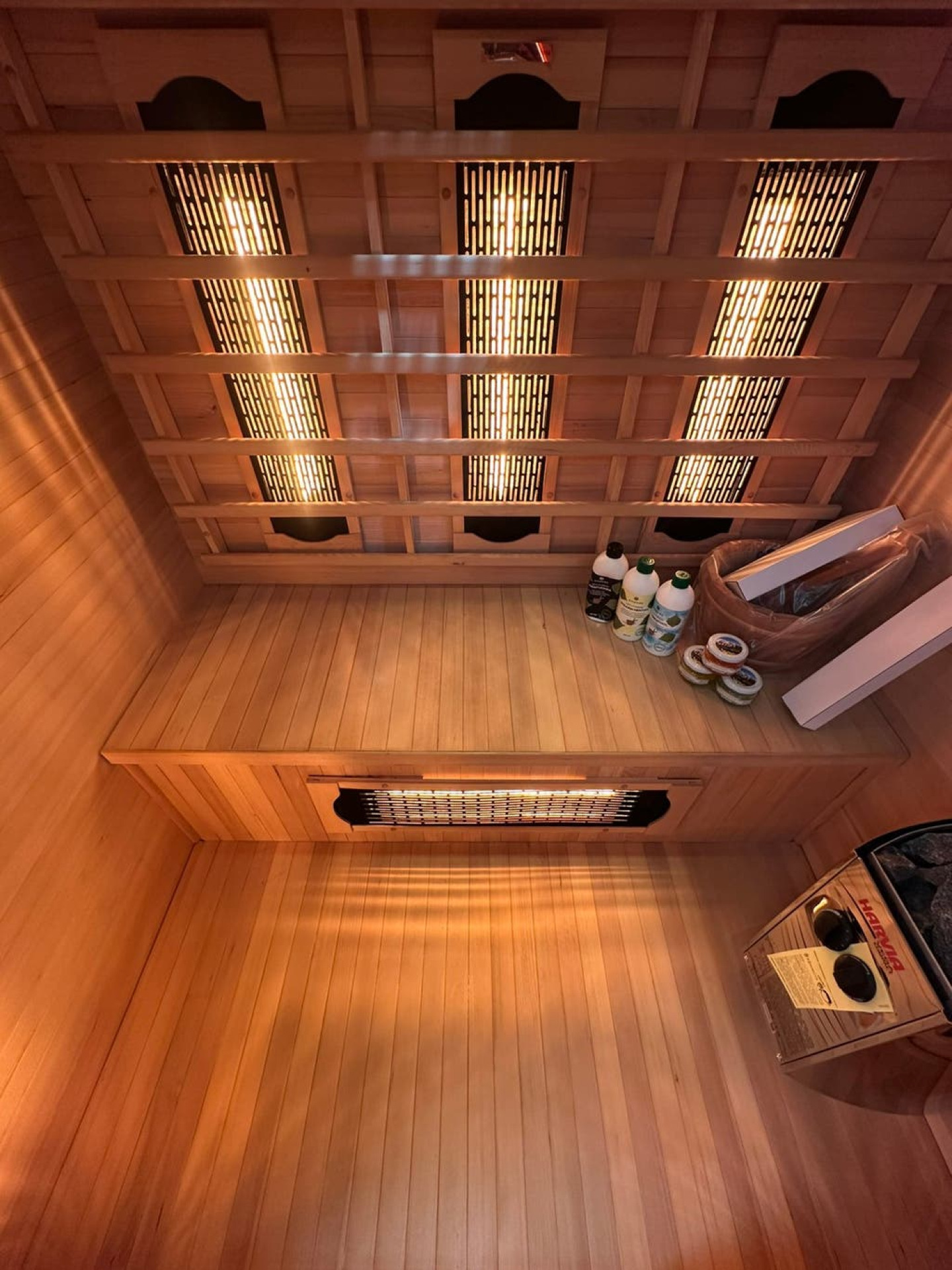 Combi Sauna | Full Spectrum | Hemlock | 150x120 | 3,5kW Vega | LZXVE galerijafbeelding 3