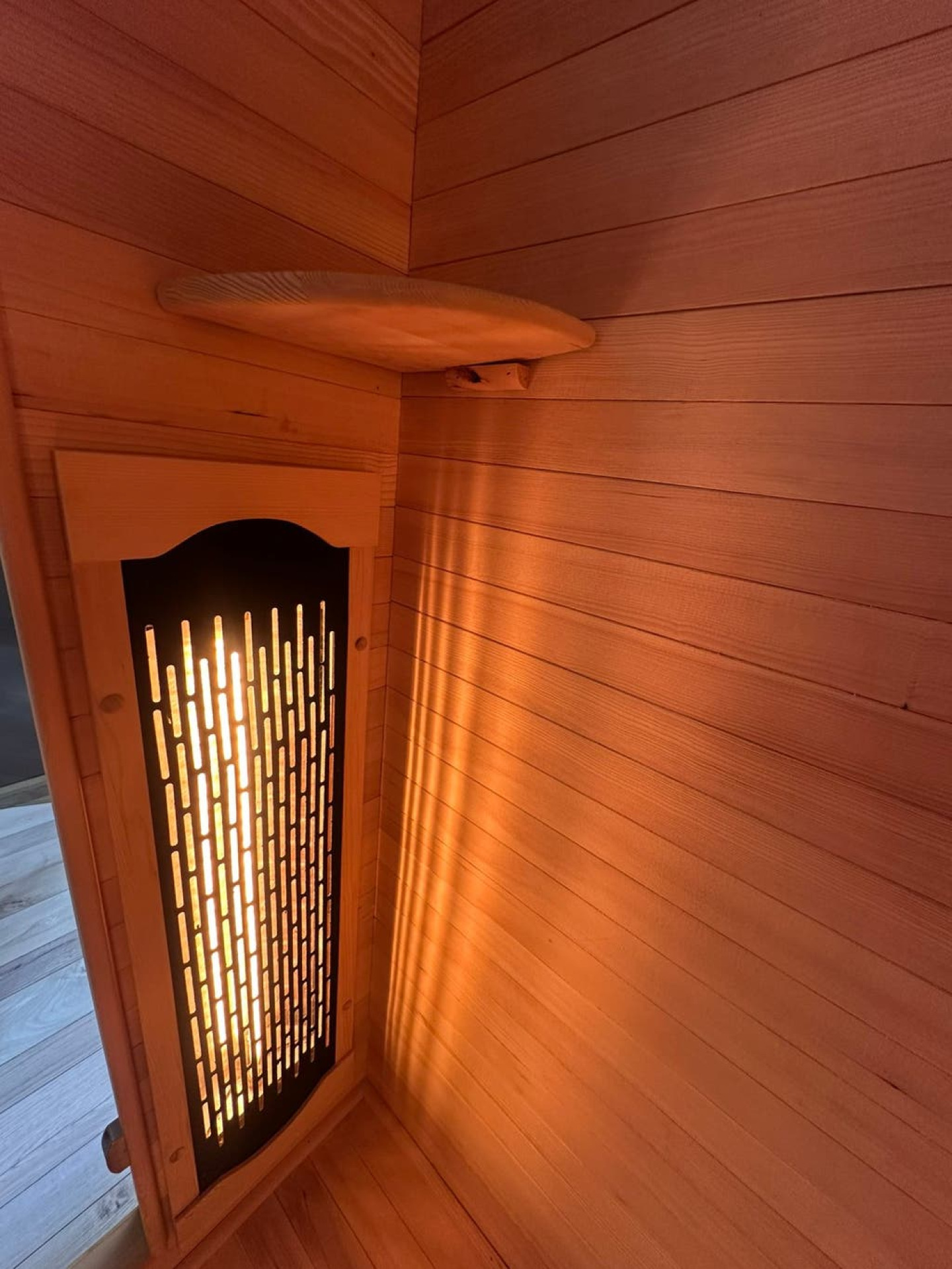Combi Sauna | Full Spectrum | Hemlock | 150x120 | 3,5kW Vega | LZXVE galerijafbeelding 4