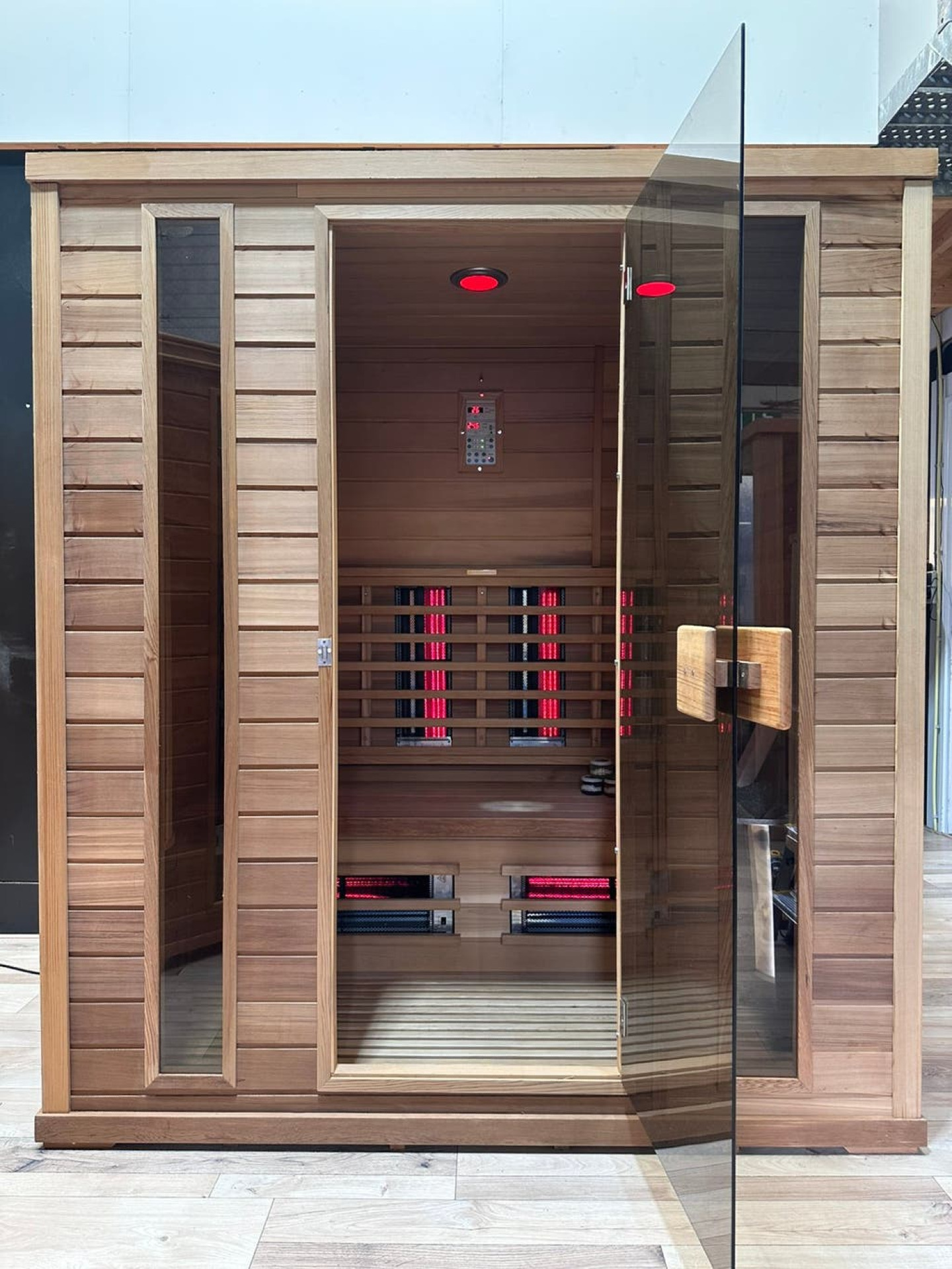Hoofdafbeelding: Infrarood Sauna | Duo Golf | Red Cedar | 180x120 | JWNAC