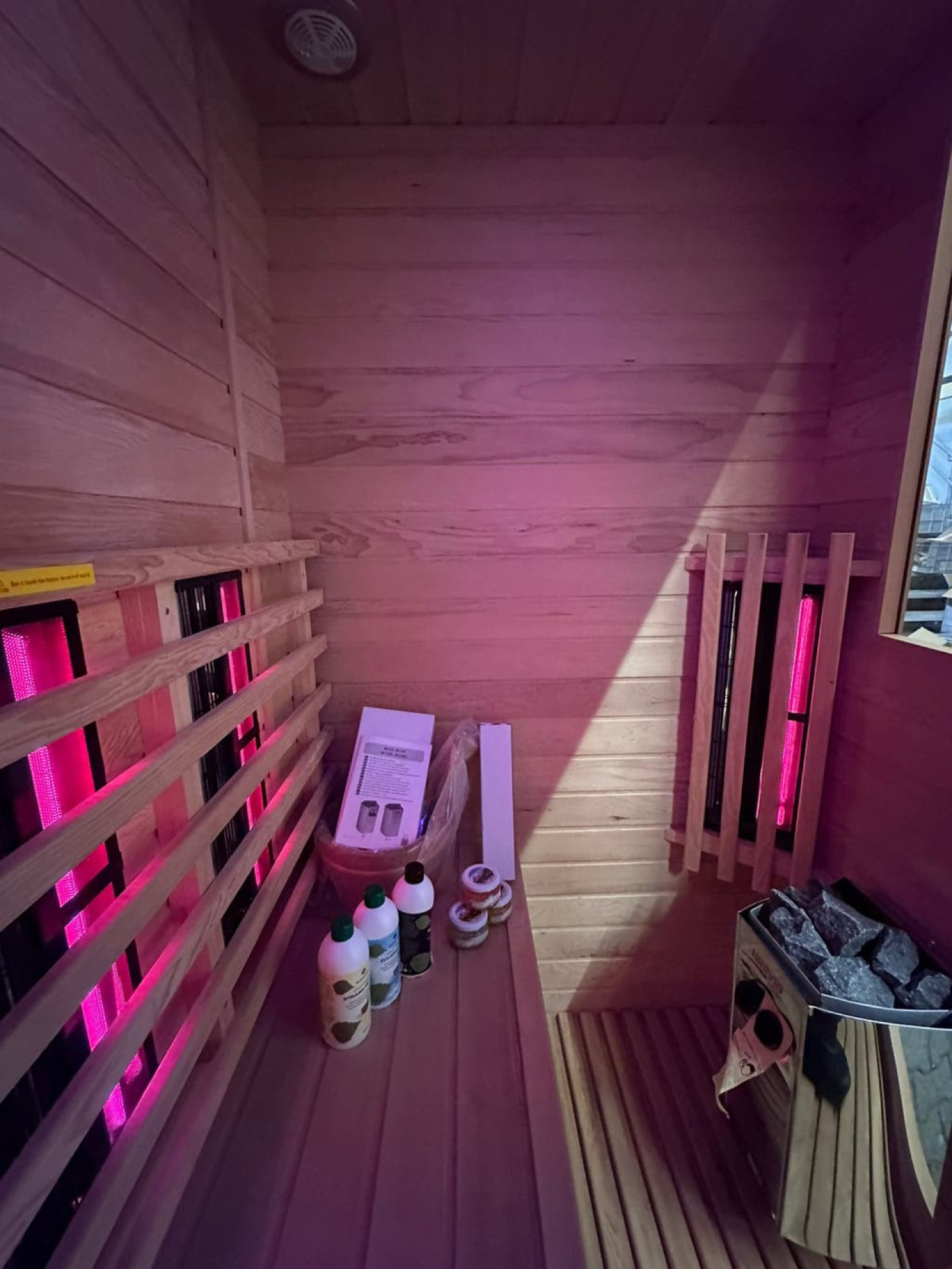 Combi Sauna | Duo Golf - Full Spectrum | hemlock | 150x120 | 3XEBL galerijafbeelding 2