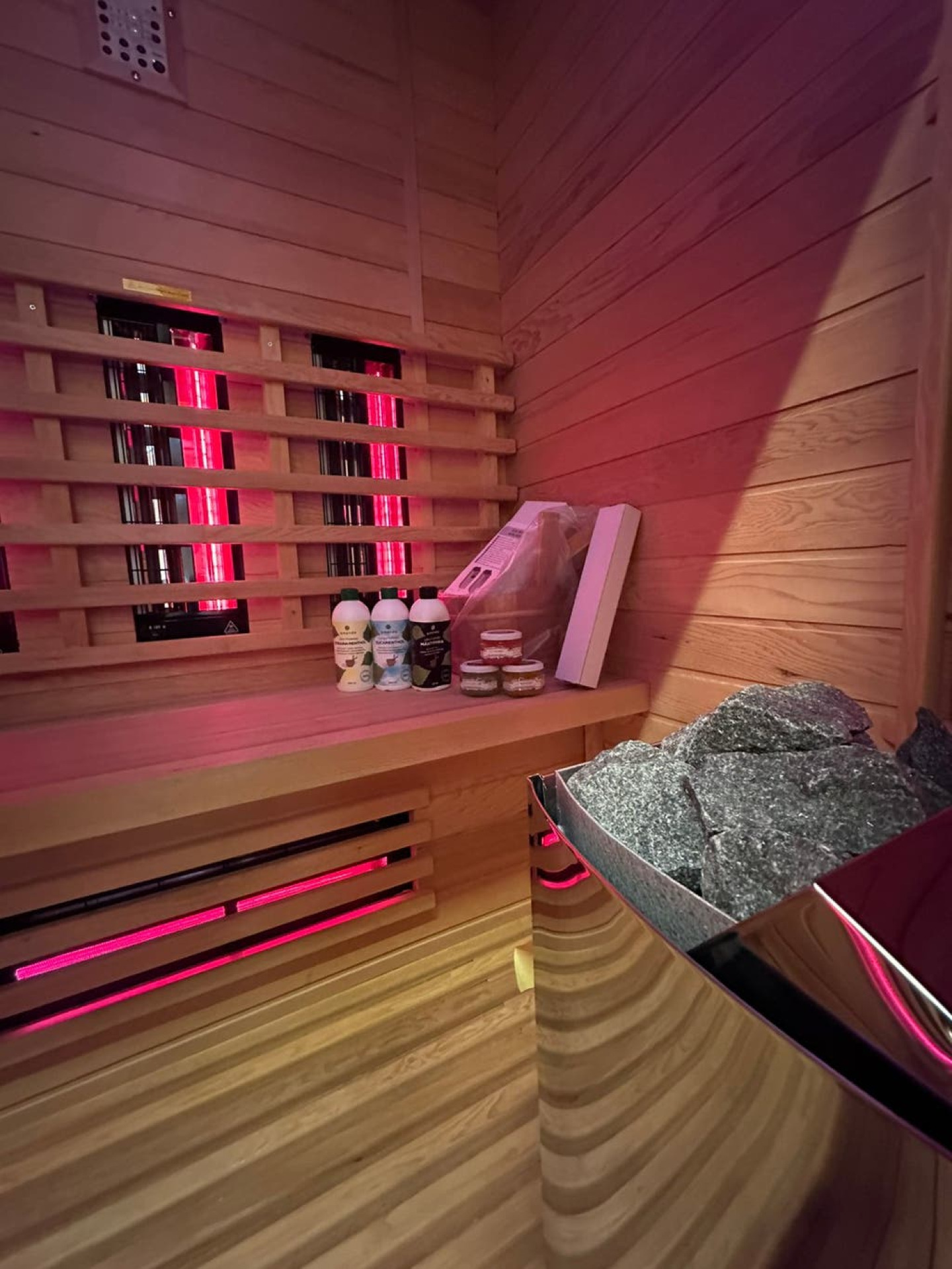 Combi Sauna | Duo Golf - Full Spectrum | hemlock | 150x120 | 3XEBL galerijafbeelding 6