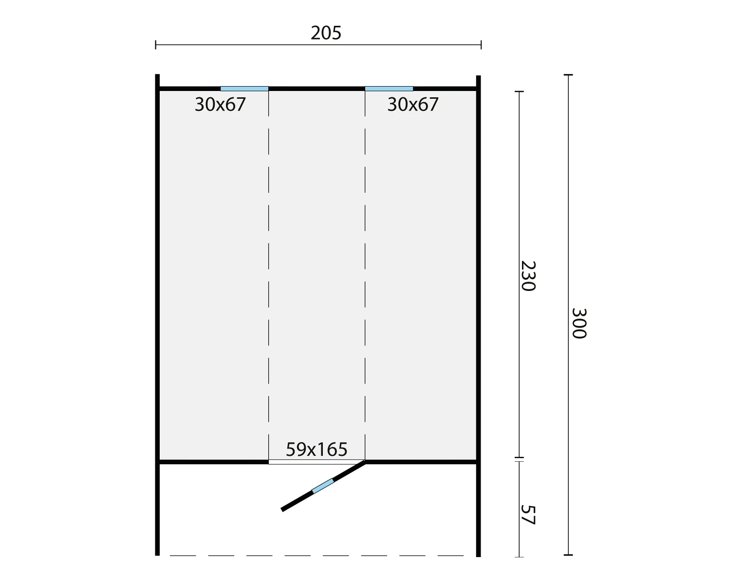 Barrel sauna | Vurenhout | 120x300 | Zonder kachel | VCAL41 galerijafbeelding 3