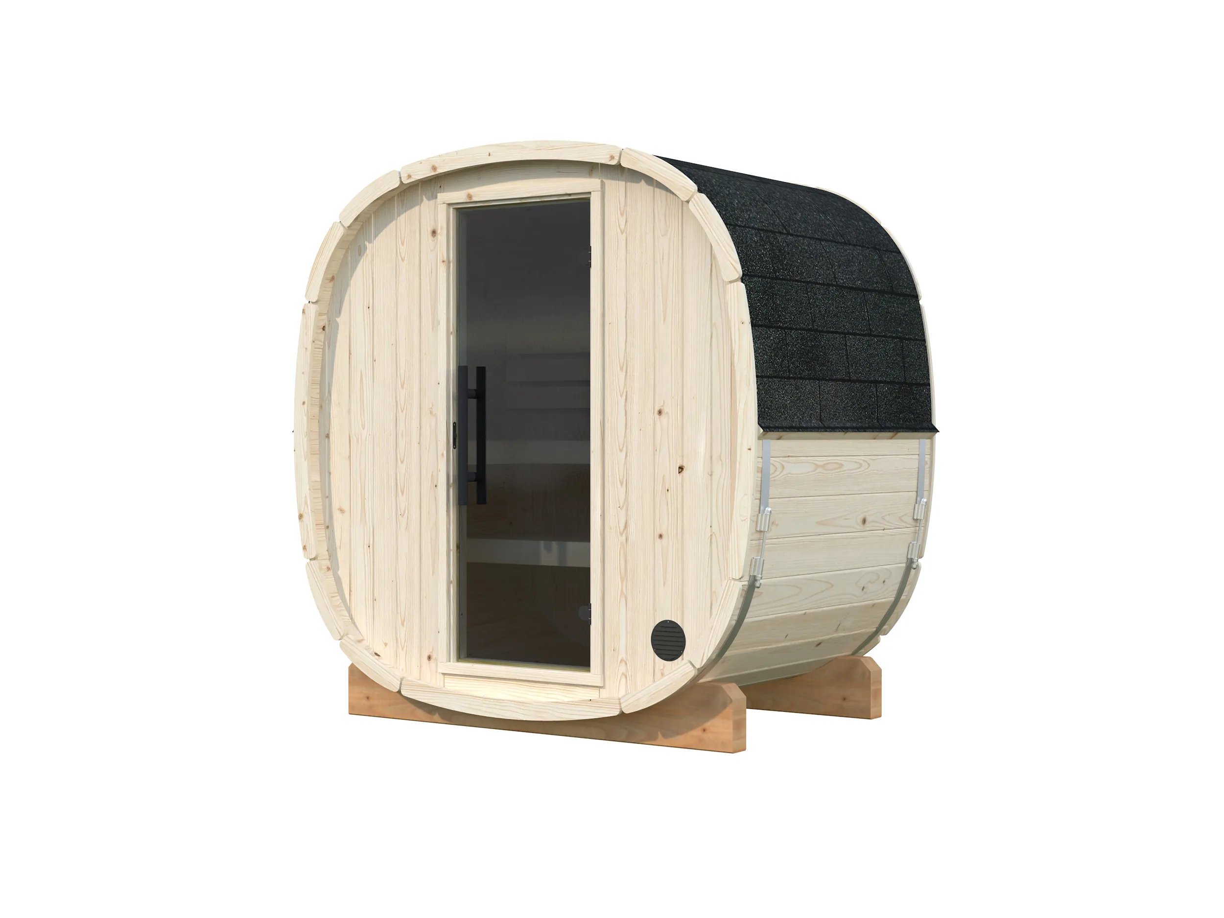 Hoofdafbeelding: Barrel sauna | Vurenhout | 200x130 | Zonder kachel | FUIUNF