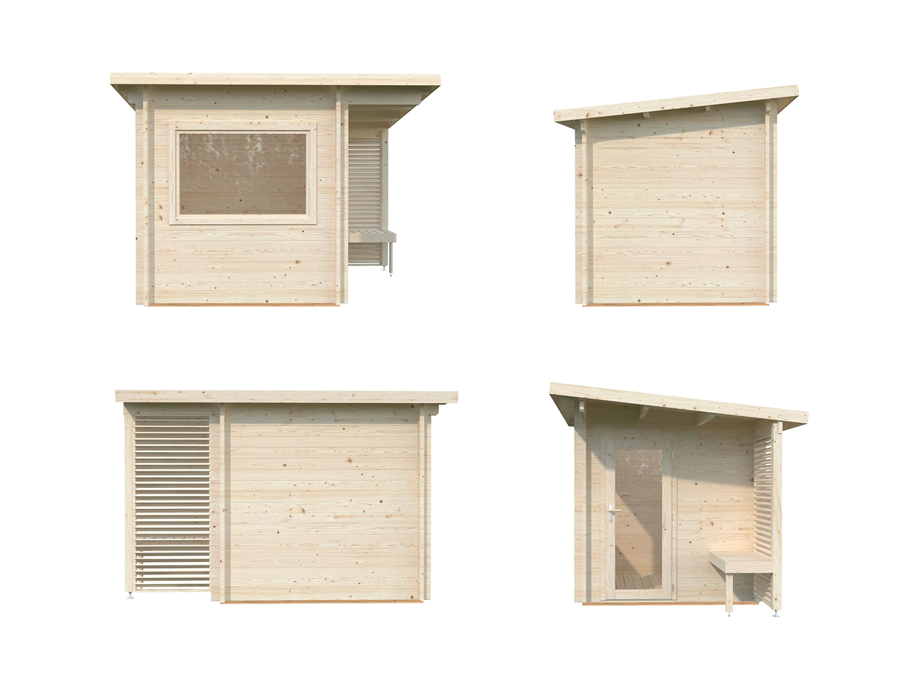 Finse Sauna | Vurenhout | Zonder kachel | MHQ5BB galerijafbeelding 5
