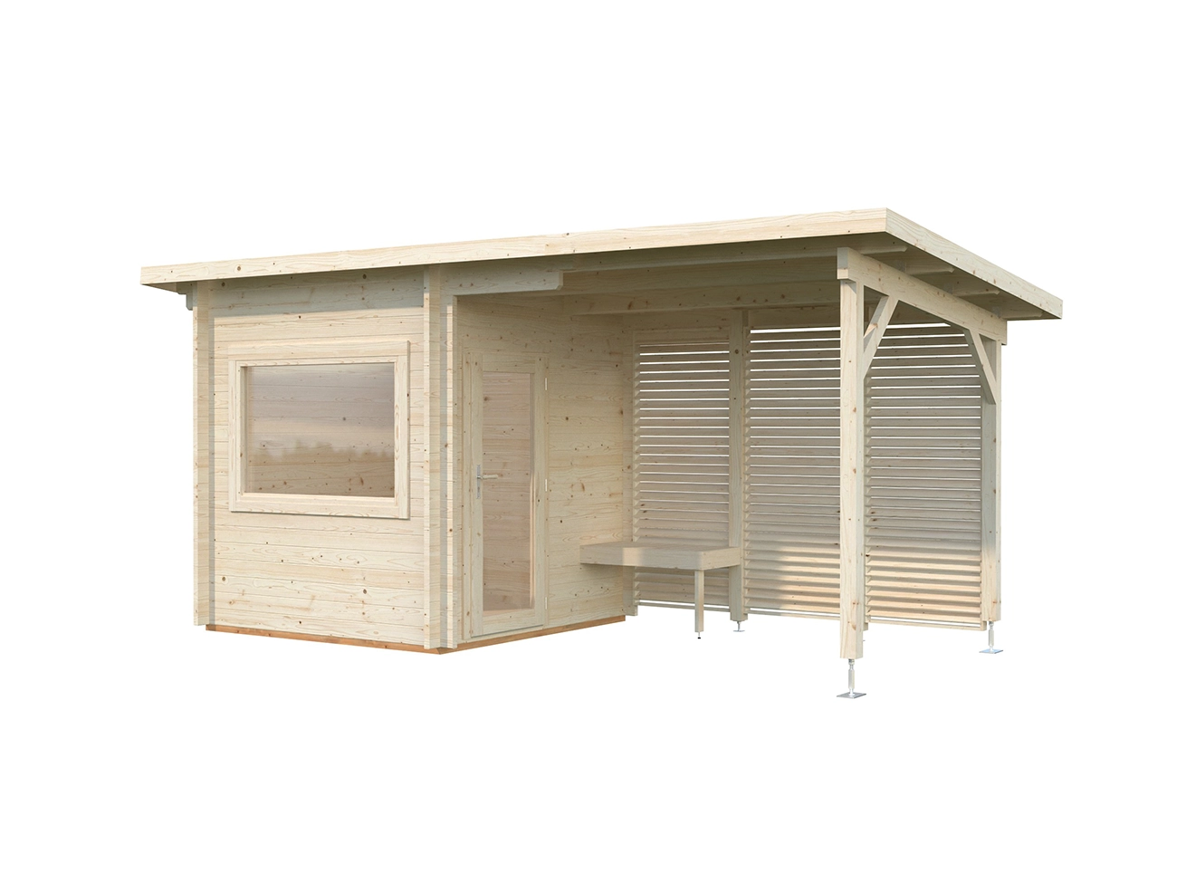Hoofdafbeelding: Finse sauna | Vurenhout | Zonder kachel | TRE4W8