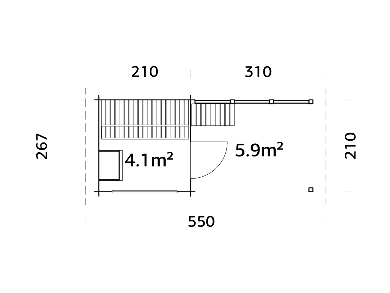 Finse sauna | Vurenhout | Zonder kachel | TRE4W8 galerijafbeelding 2