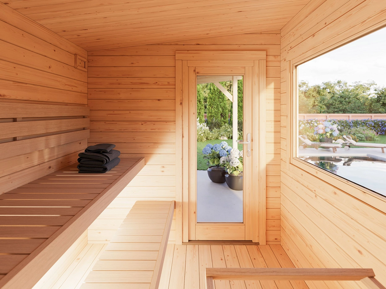 Finse sauna | Vurenhout | Zonder kachel | TRE4W8 galerijafbeelding 4