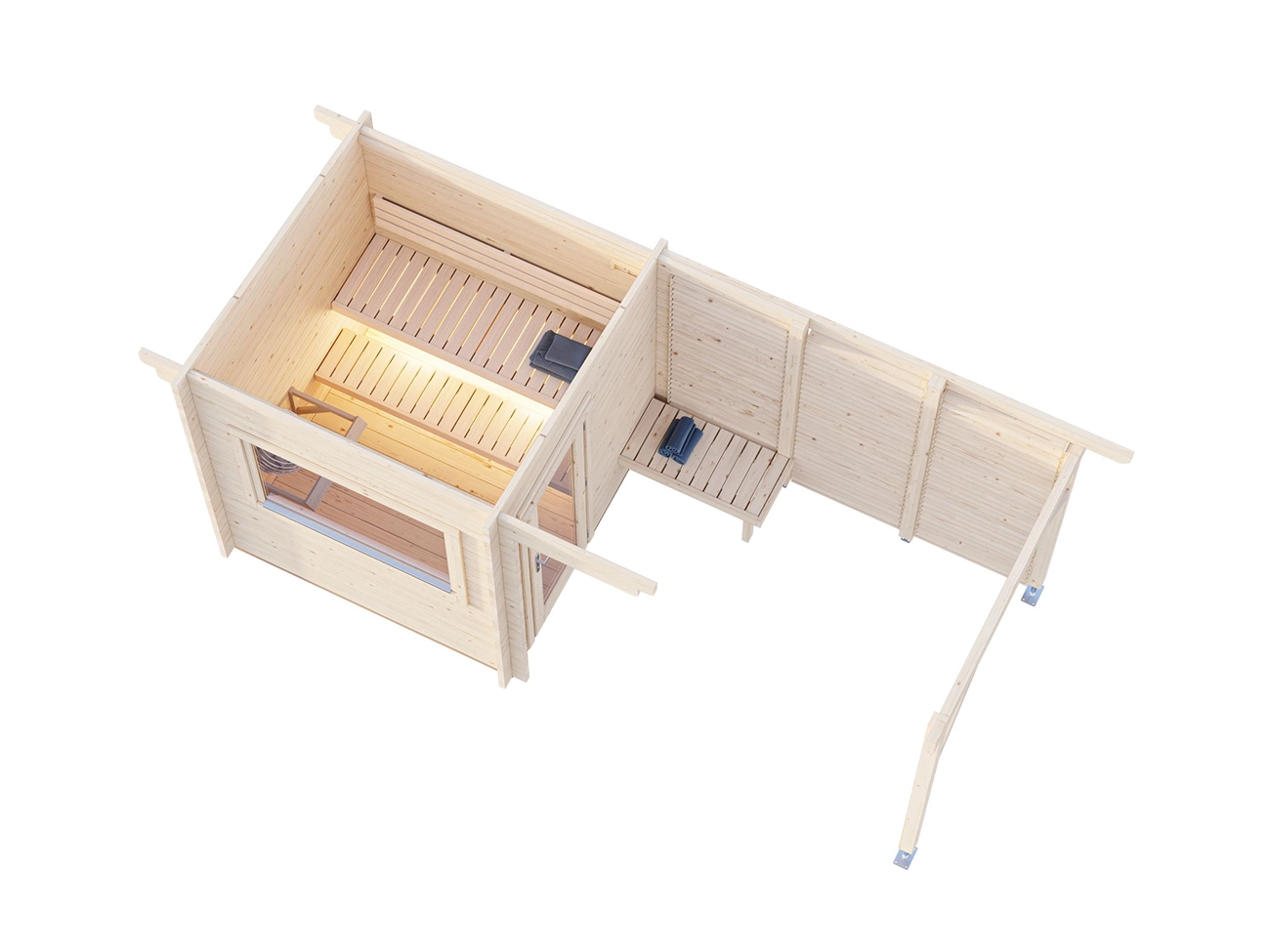Finse sauna | Vurenhout | Zonder kachel | TRE4W8 galerijafbeelding 5