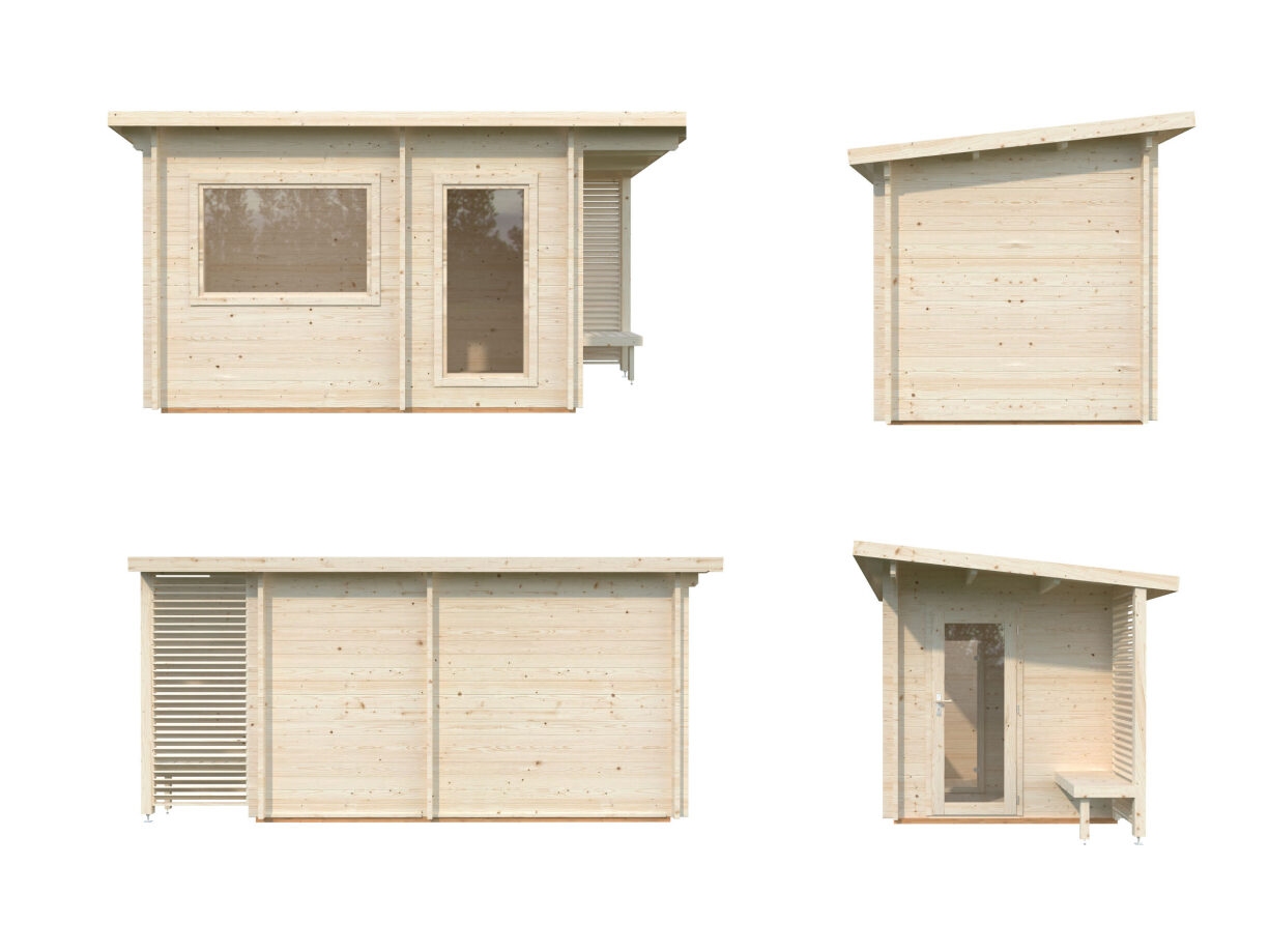 Finse sauna | Vurenhout | Zonder kachel | S0D4QK galerijafbeelding 6