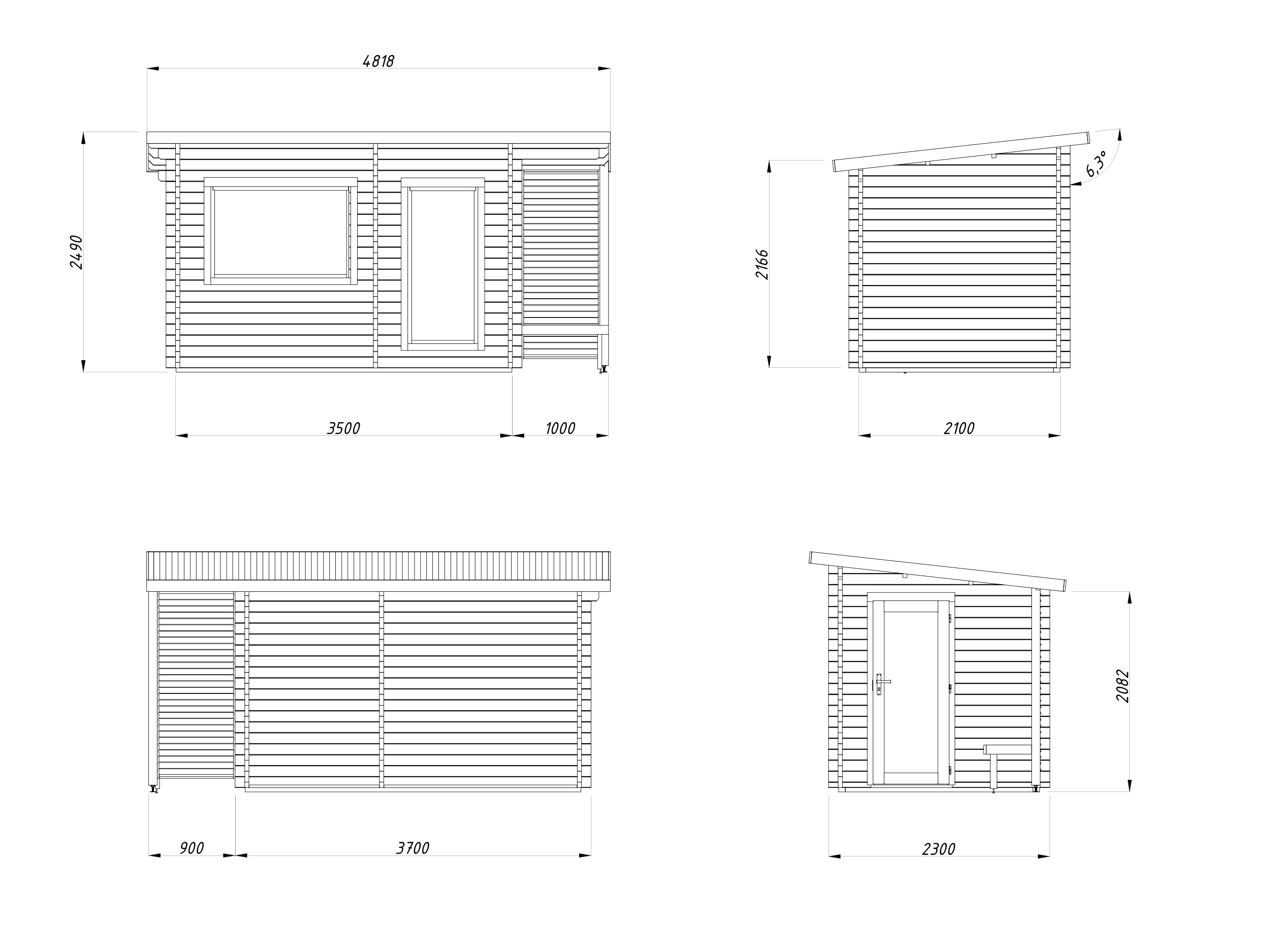 Finse sauna | Vurenhout | Zonder kachel | S0D4QK galerijafbeelding 7
