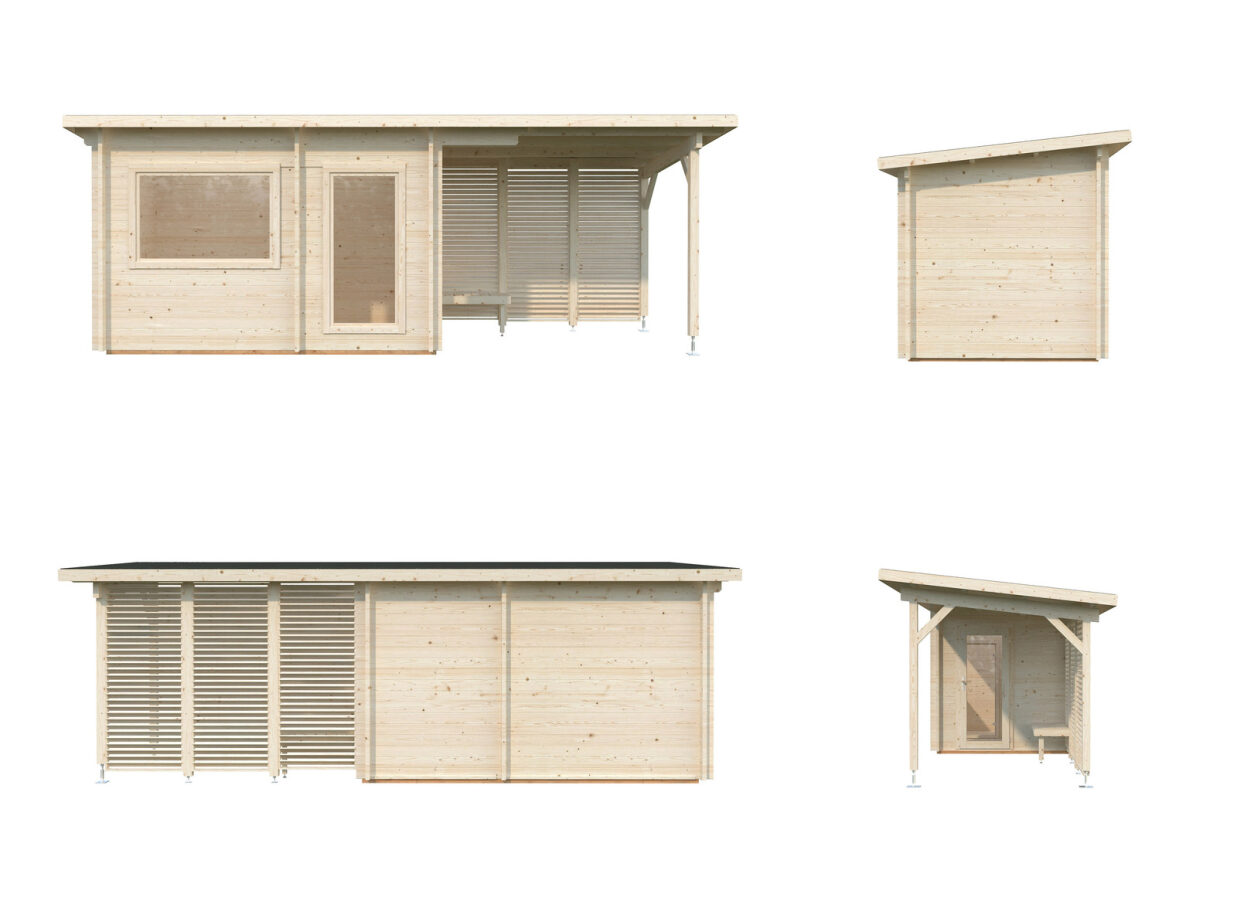 Finse sauna | Vurenhout | Zonder kachel | D3N14C galerijafbeelding 5