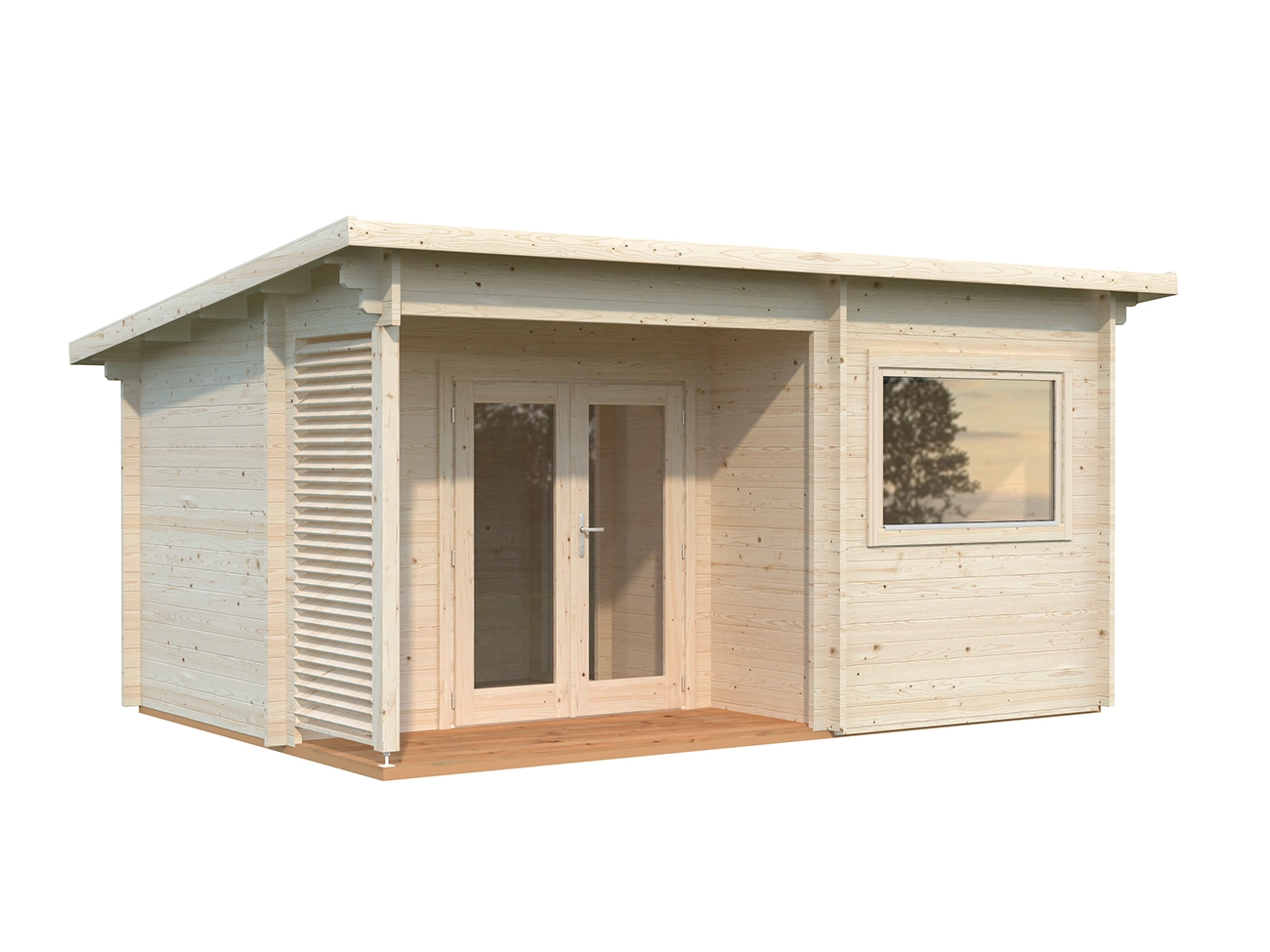 Hoofdafbeelding: Finse sauna | Vurenhout | Zonder kachel | QUDG0E