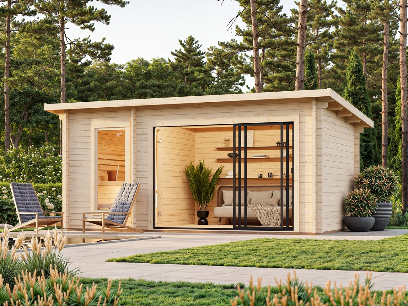 Finse Sauna | Vurenhout | Zonder kachel | UA2HOT galerijafbeelding 1