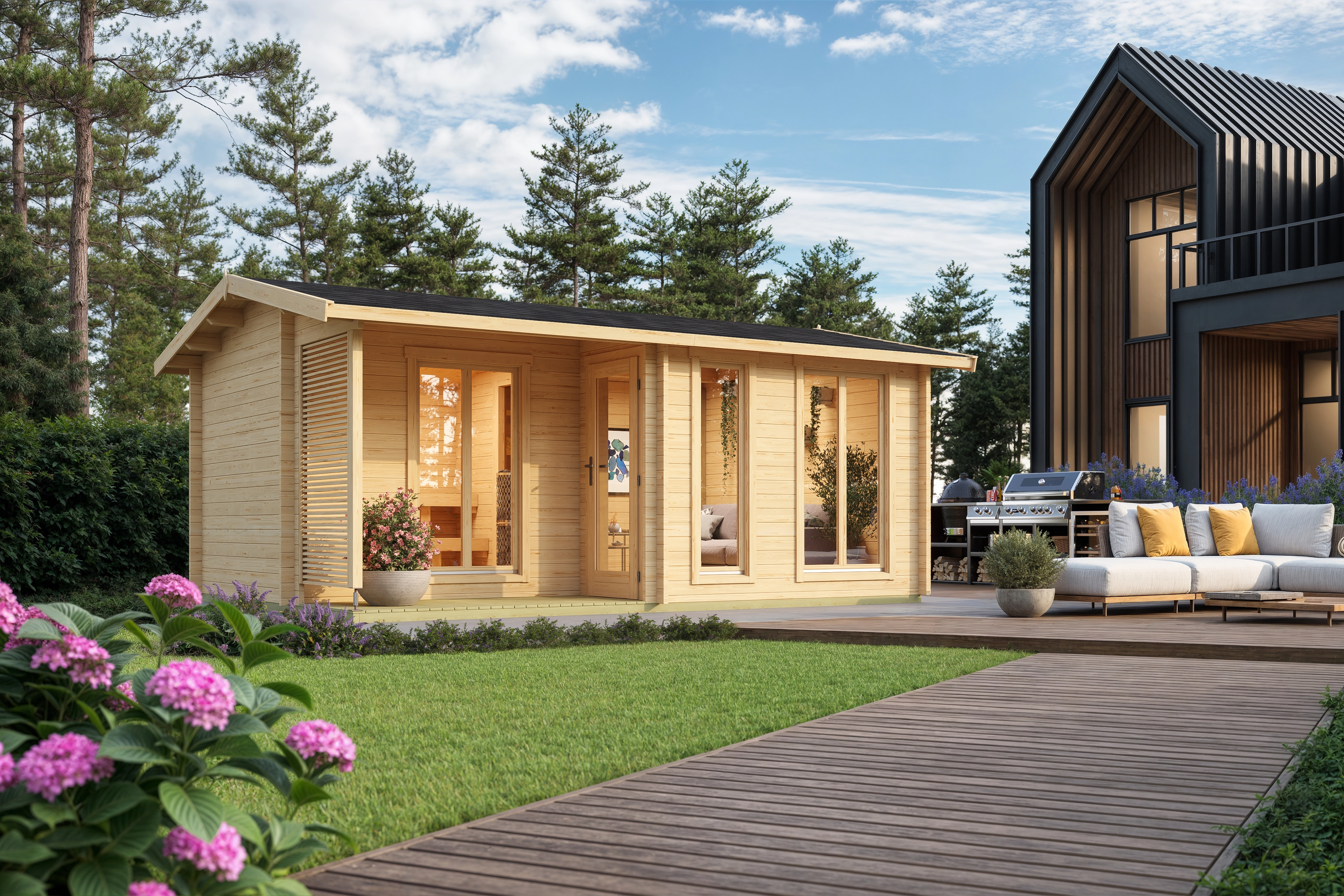 Finse sauna | Spar | Zonder kachel | PZ9AVK galerijafbeelding 1