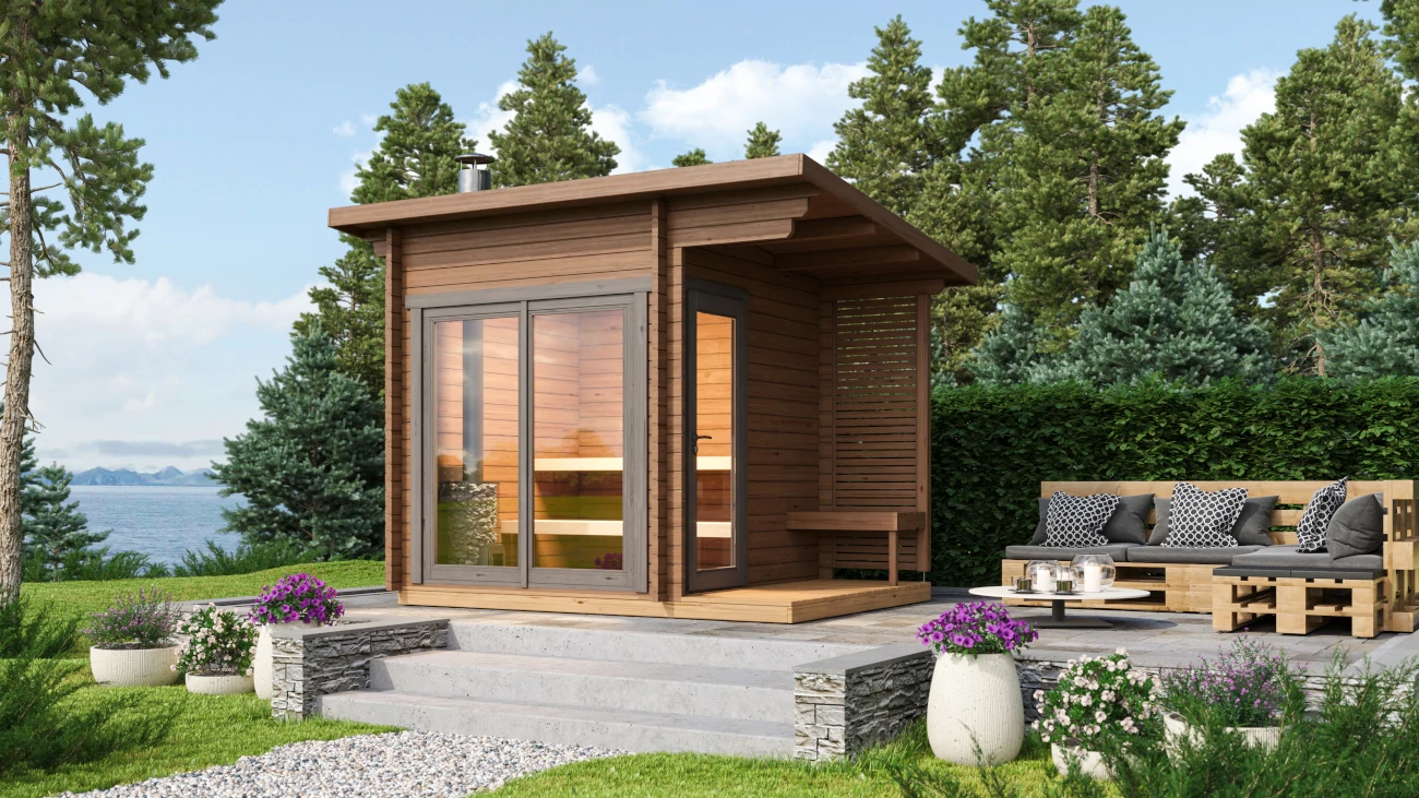 Finse sauna | Vurenhout | Zonder kachel | D3V0BD galerijafbeelding 1