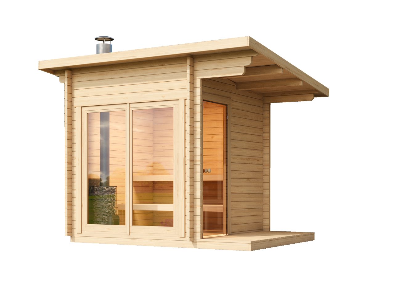 Hoofdafbeelding: Finse Sauna | Vurenhout | Zonder kachel | LF3EHV