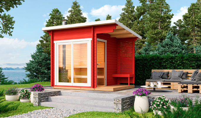 Finse Sauna | Vurenhout | Zonder kachel | LF3EHV galerijafbeelding 1