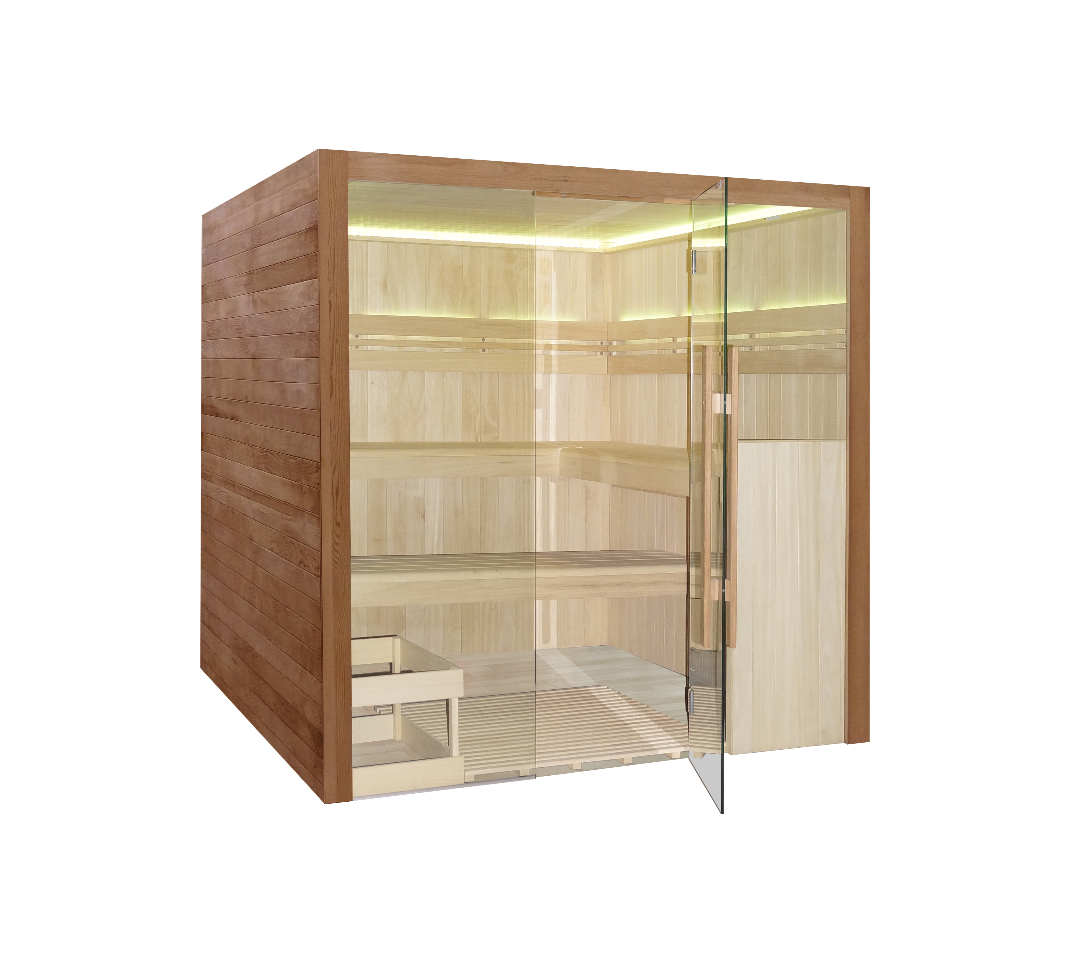 Hoofdafbeelding: Finse Sauna | Hemlock | Zonder kachel | AACP9K