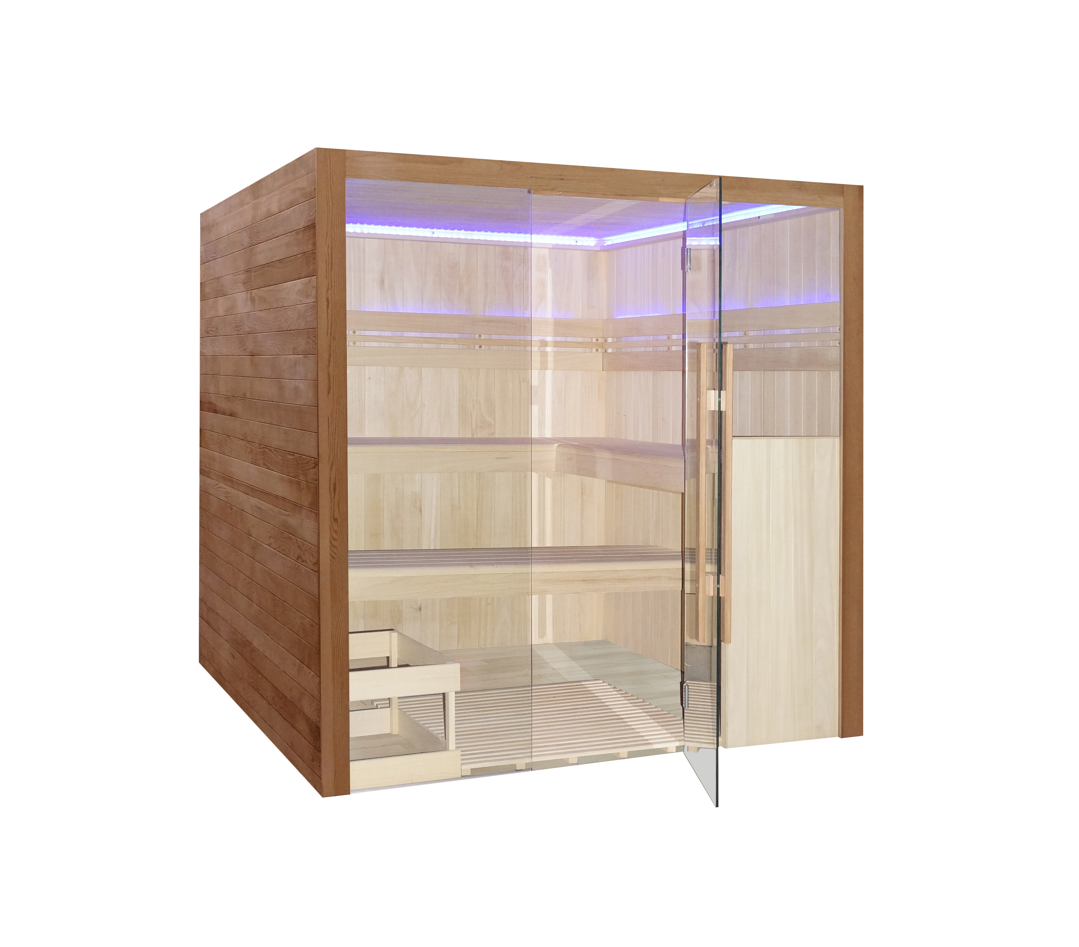 Finse Sauna | Hemlock | Zonder kachel | AACP9K galerijafbeelding 1