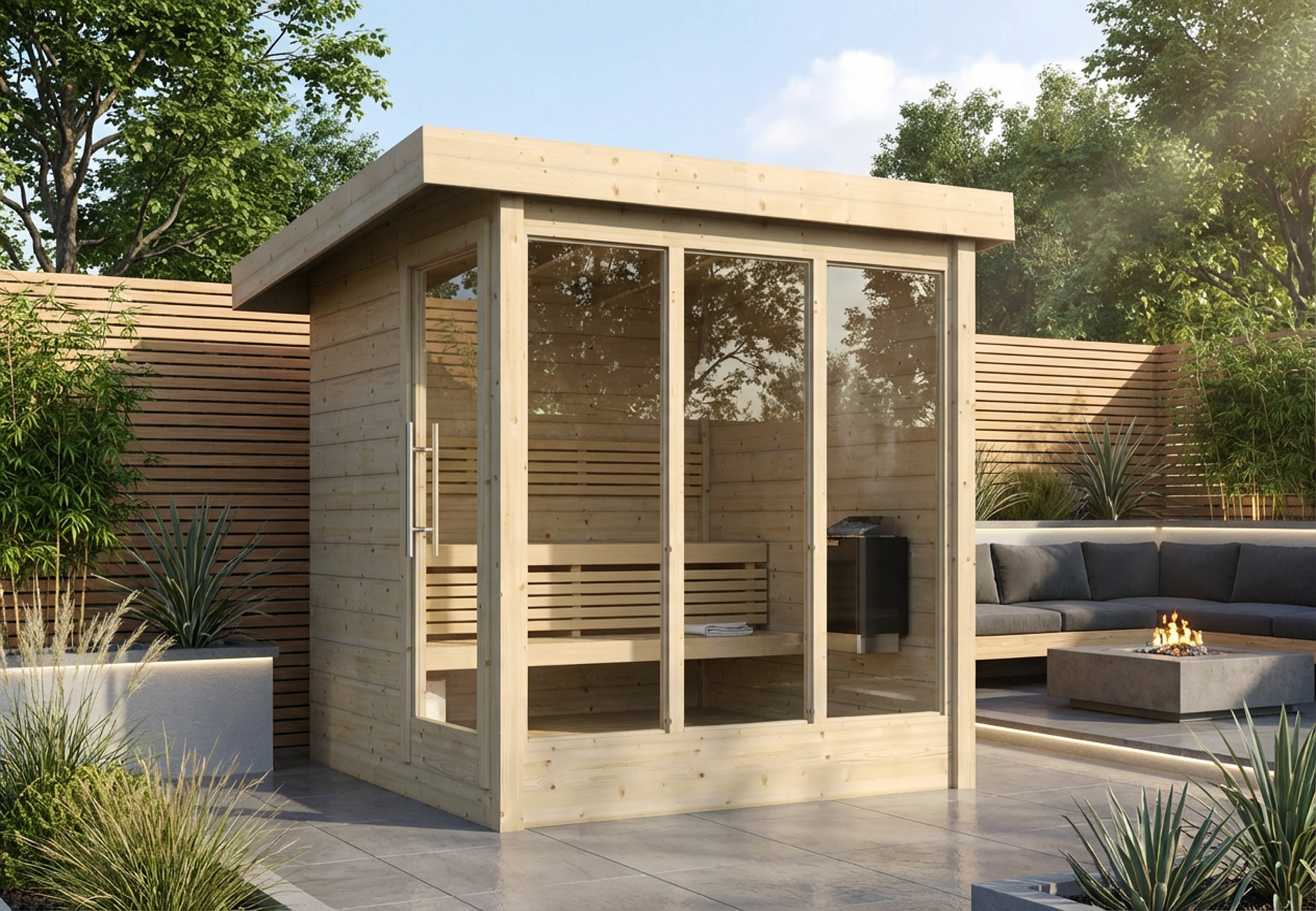 Finse sauna | Vurenhout | Zonder kachel | VXCY1Y galerijafbeelding 1
