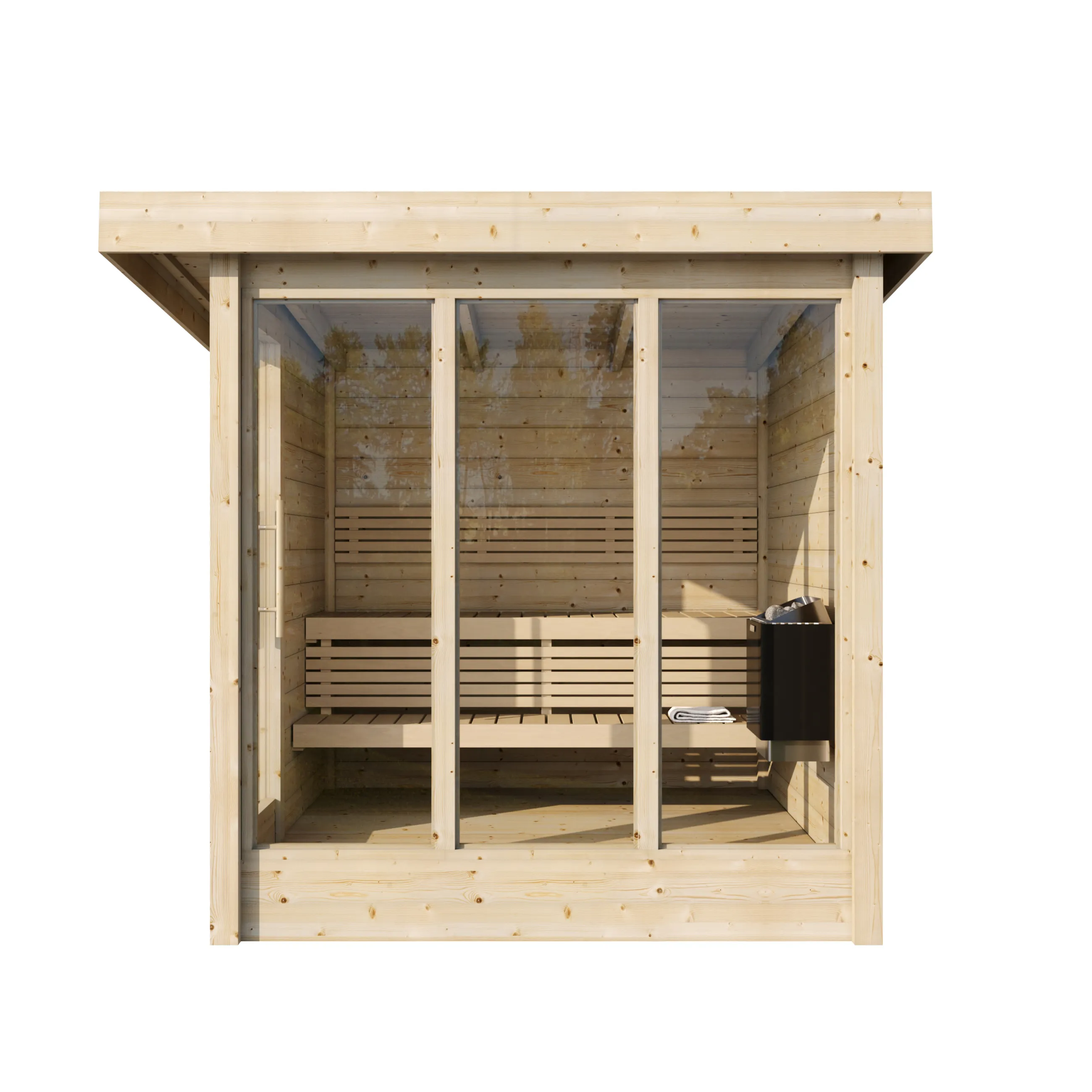 Finse sauna | Vurenhout | Zonder kachel | VXCY1Y galerijafbeelding 3