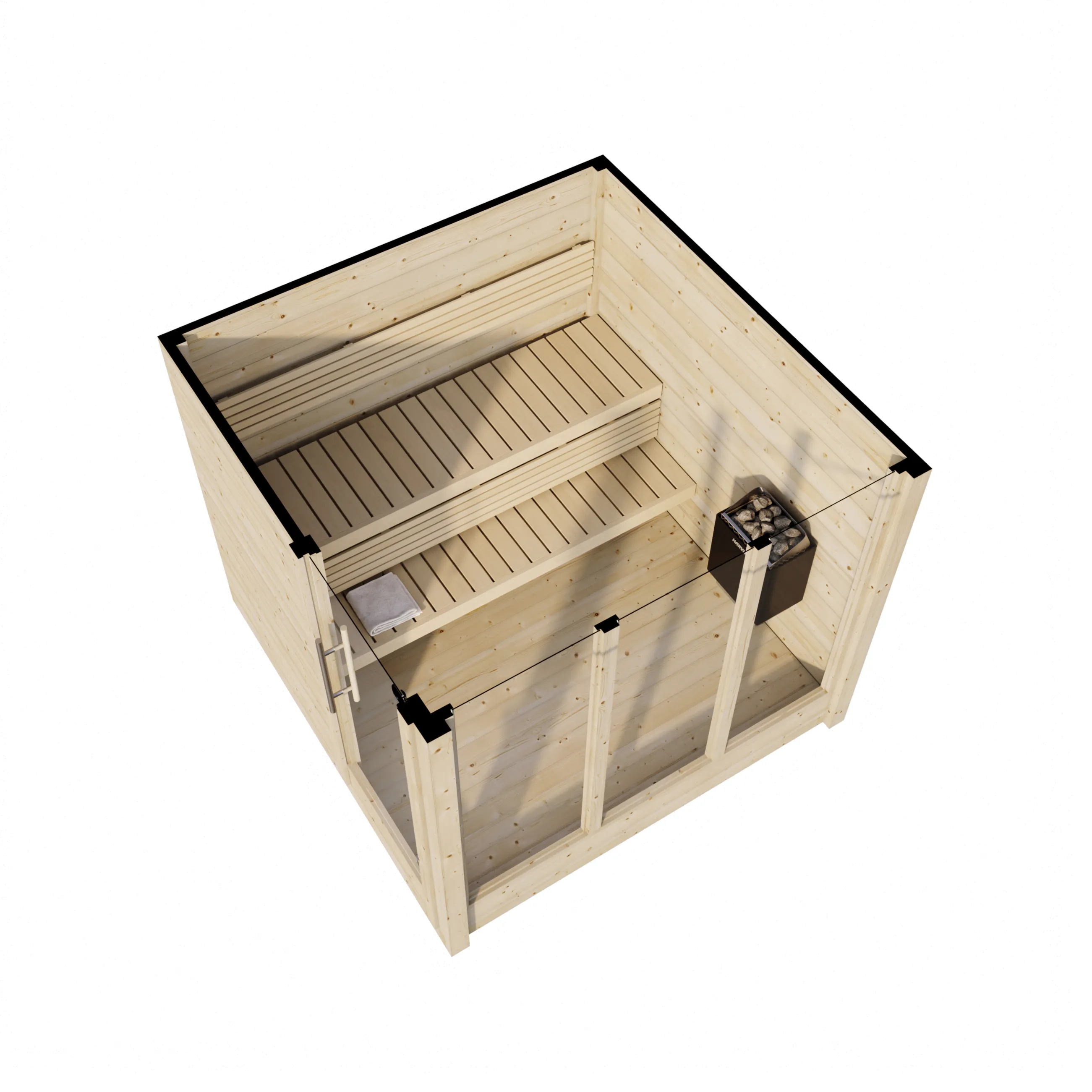 Finse sauna | Vurenhout | Zonder kachel | VXCY1Y galerijafbeelding 4