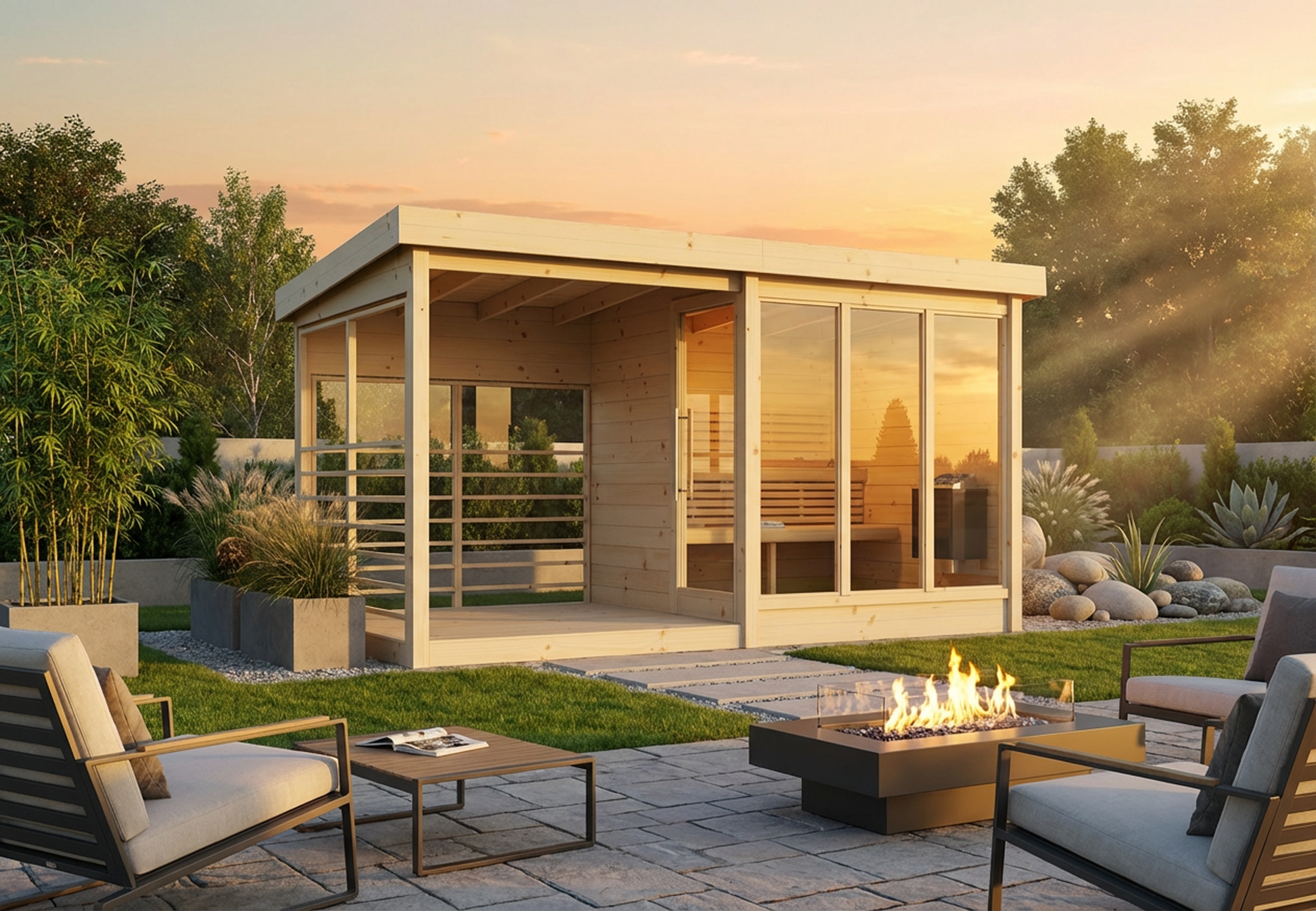 Finse Sauna | Vurenhout | Zonder kachel | VQXTCE galerijafbeelding 5