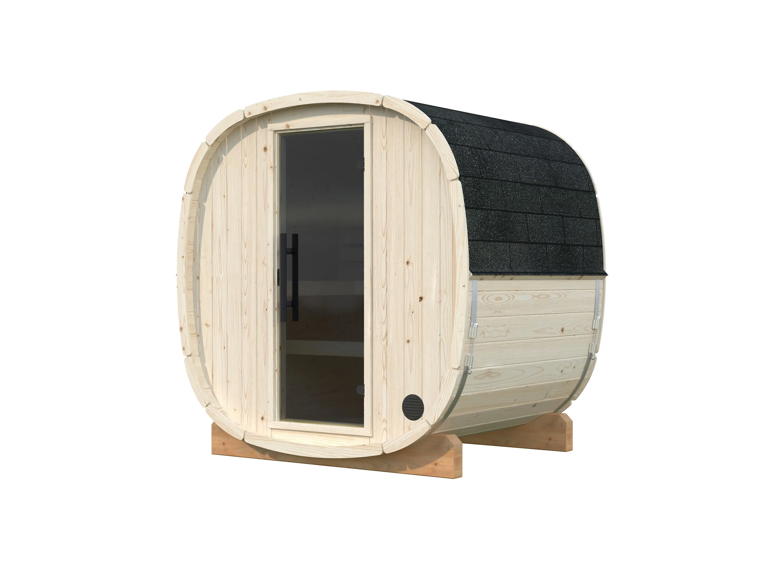 Hoofdafbeelding: Barrel sauna | Vurenhout | 200x160 | Zonder kachel | 3EEZOW