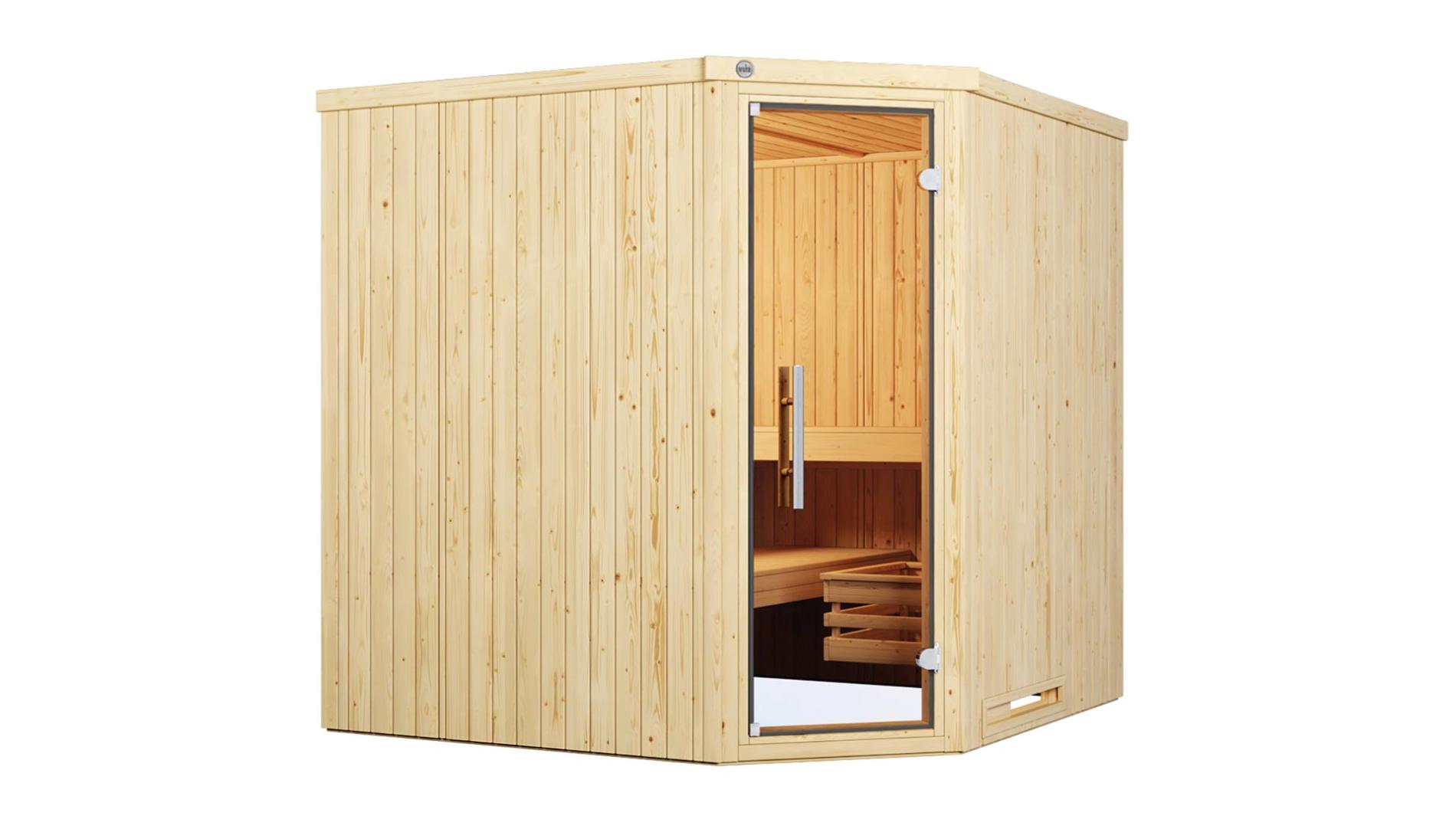 Finse Sauna | Vurenhout | 179x179 | Zonder kachel | 2ALTJU galerijafbeelding 3