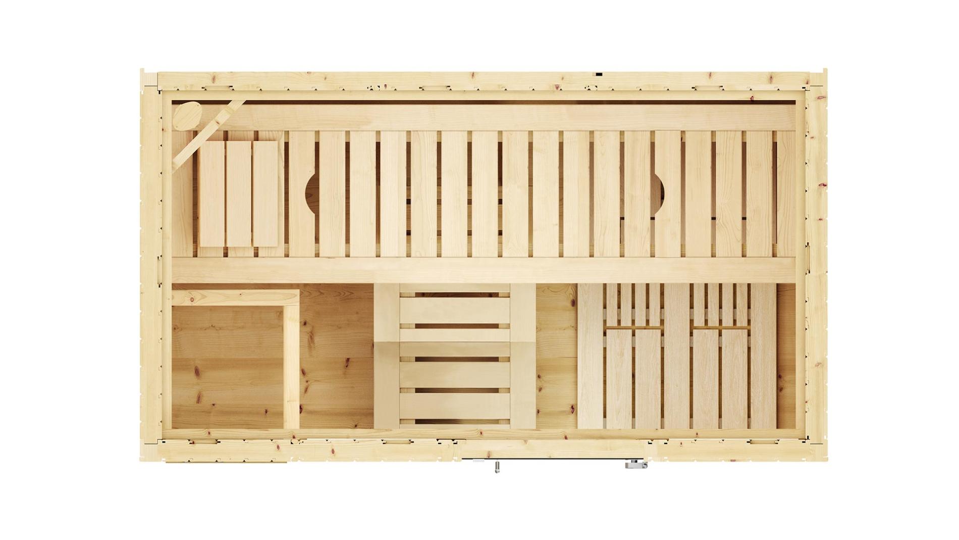Infrarood Sauna | Vurenhout | 212x121 | 3ICMJW galerijafbeelding 4