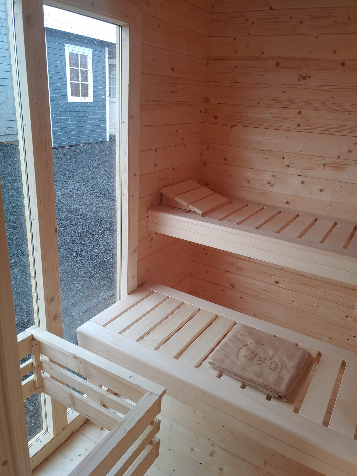 Finse sauna | Vurenhout | 415x250 | Zonder kachel | QC4GZC galerijafbeelding 8