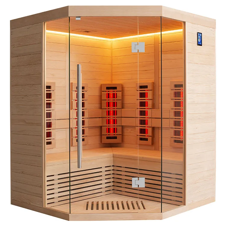 Infrarood Sauna | Hemlock | 150x150 | Full Spectrum | GX8HBX galerijafbeelding 1