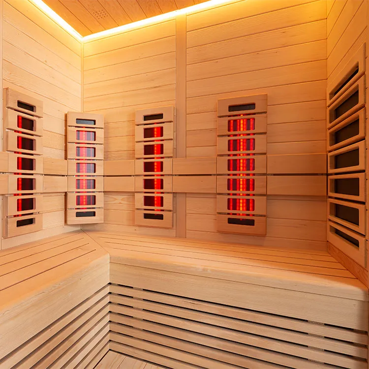 Infrarood Sauna | Hemlock | 150x150 | Full Spectrum | GX8HBX galerijafbeelding 6
